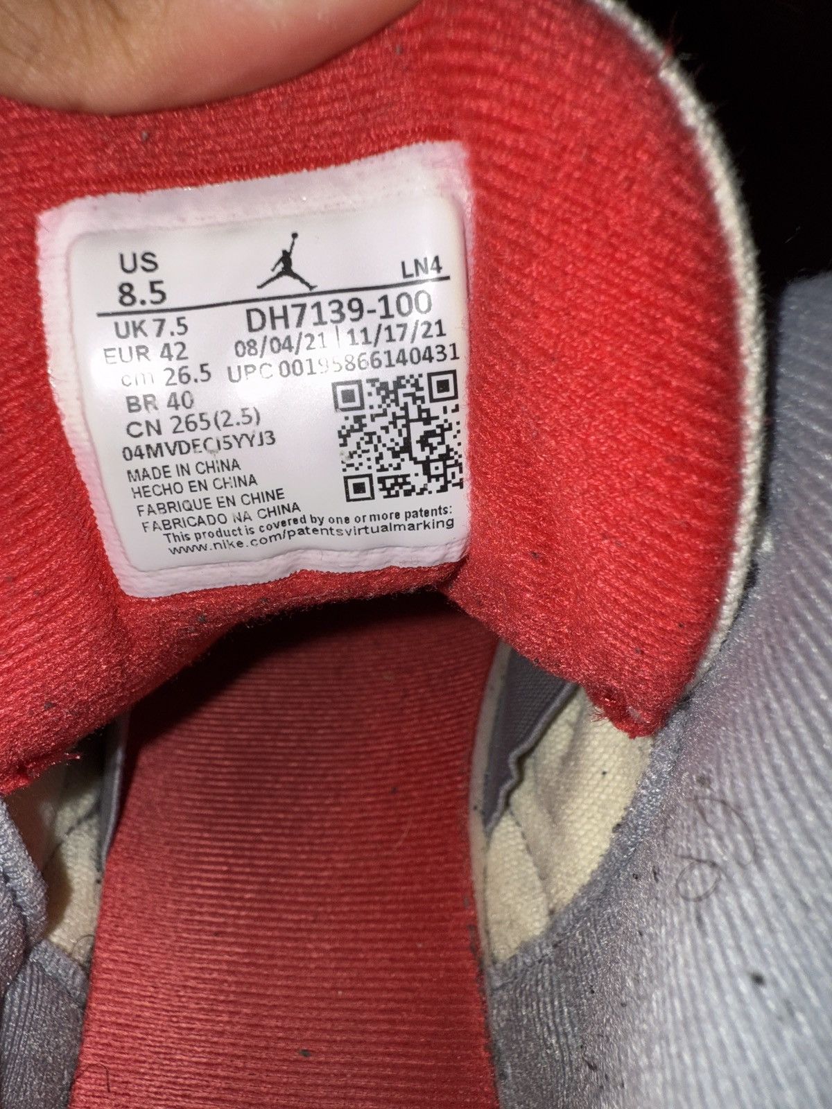 Jordan Brand Jordan 3 muslin Size US 8.5 / EU 41-42 - 4 Thumbnail