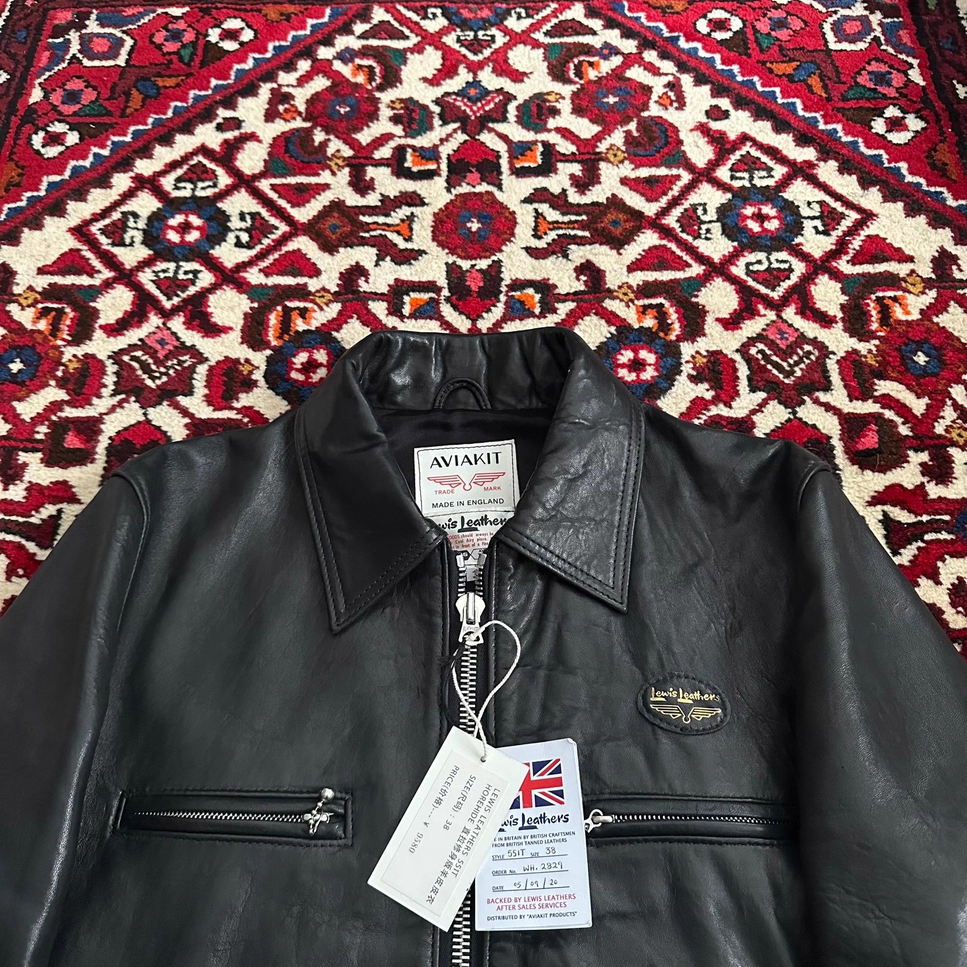 Lewis Leathers Lewis Leathers 551T Sheepskin Straight-38 New Leather Jacket Size US M / EU 48-50 / 2 - 4 Thumbnail