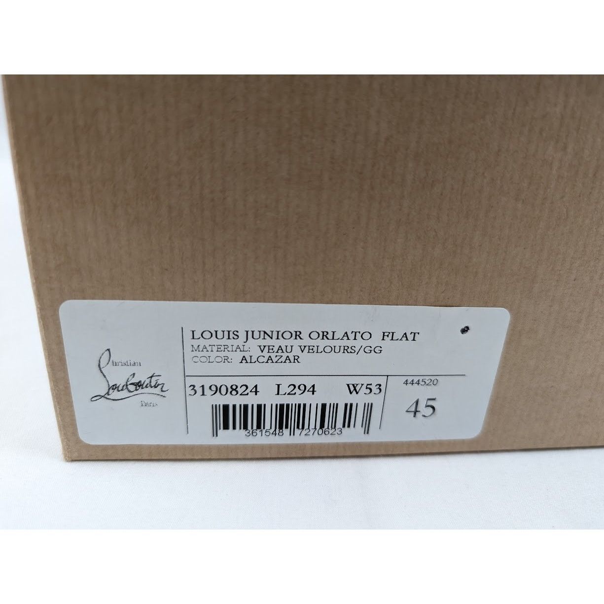 Christian Louboutin o1rshd1 Louis Junior Orlato Flat in Alcazar Size US 12 / EU 45 - 21 Thumbnail