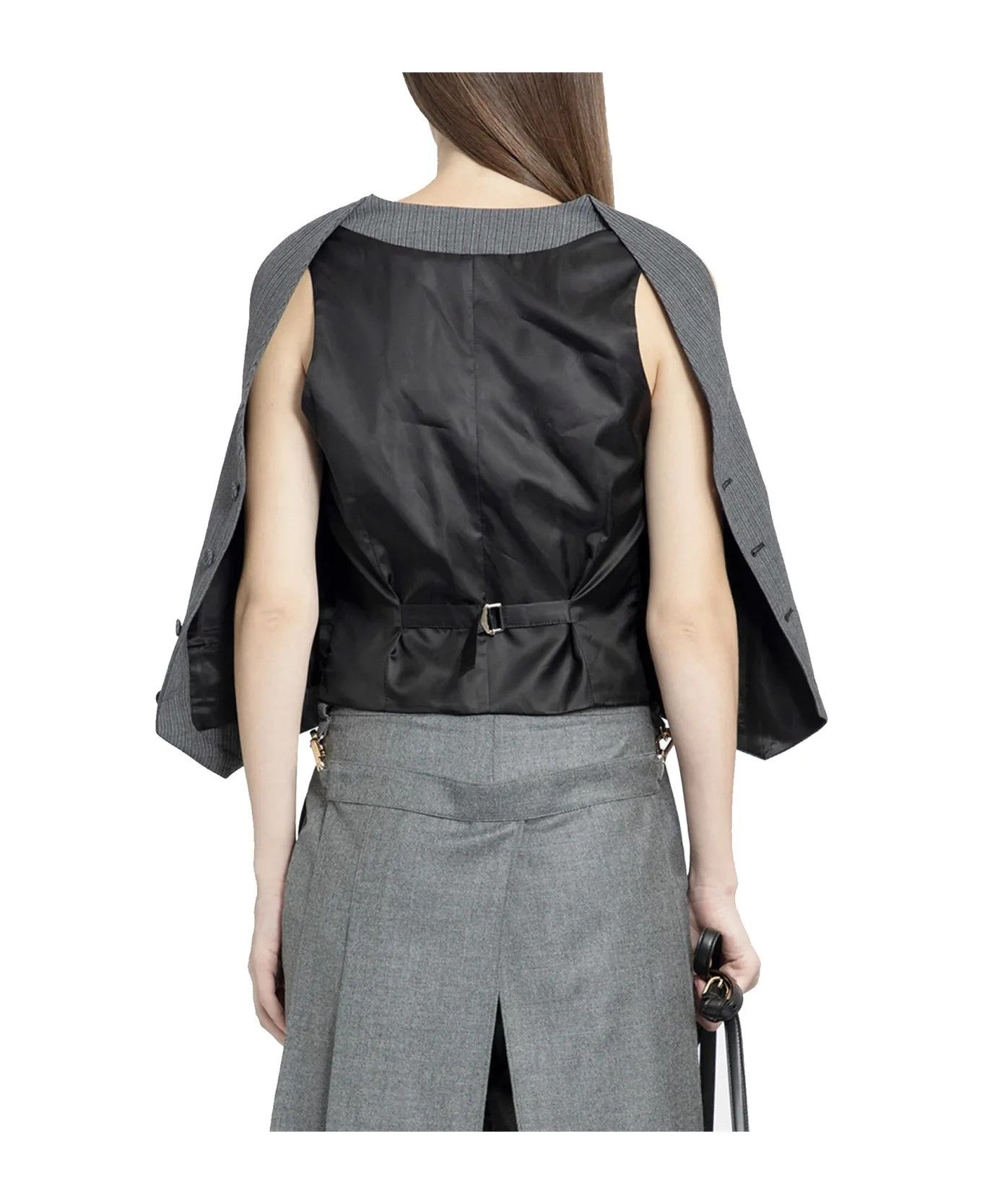 Fendi o1y0925 Sleeveless Vest in Gray Size S / US 4 / IT 40 - 3 Thumbnail