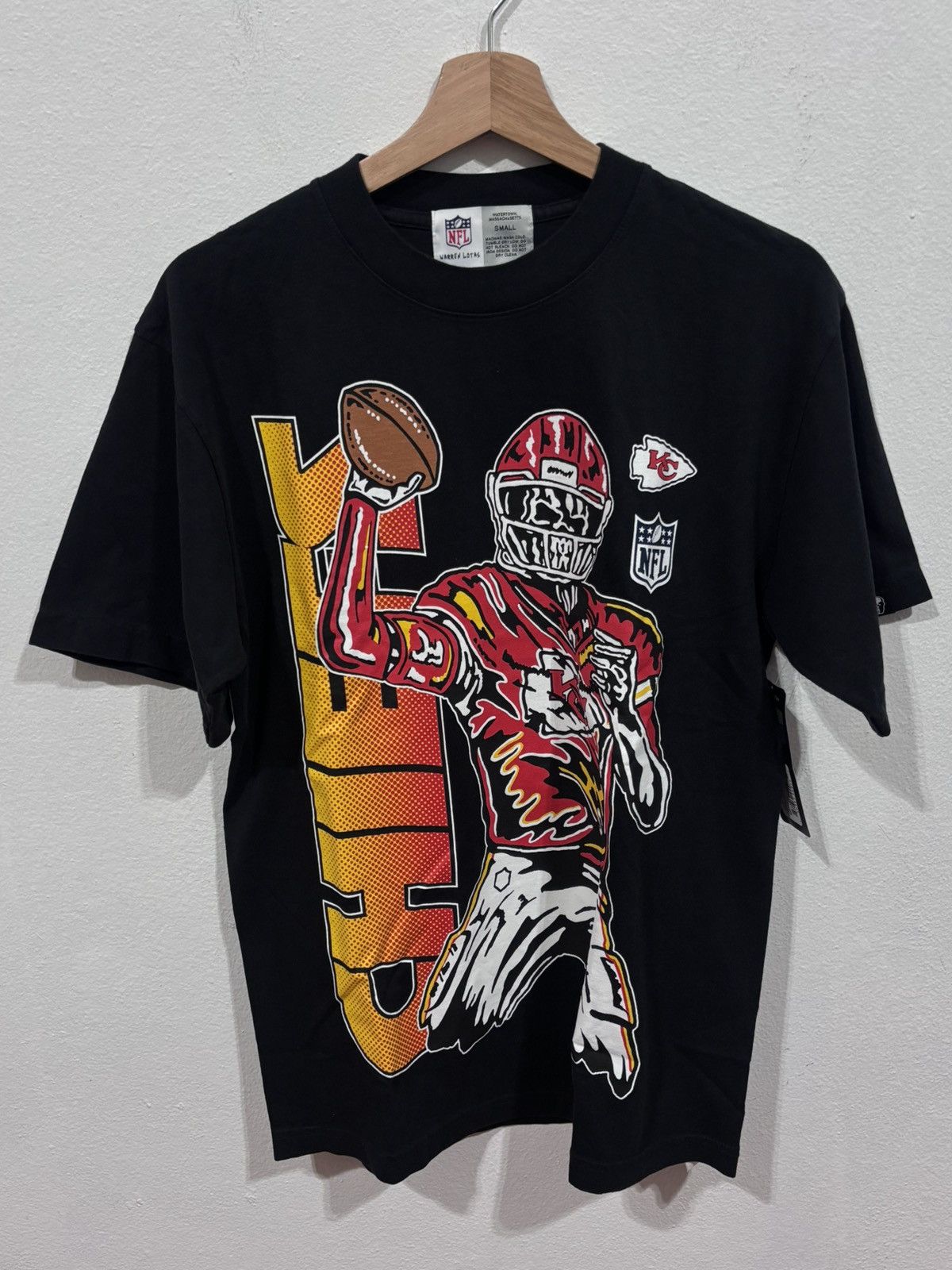 Warren Lotas Warren Lotas x NFL Kansas Black Tee Size US S / EU 44-46 / 1 - 1 Thumbnail