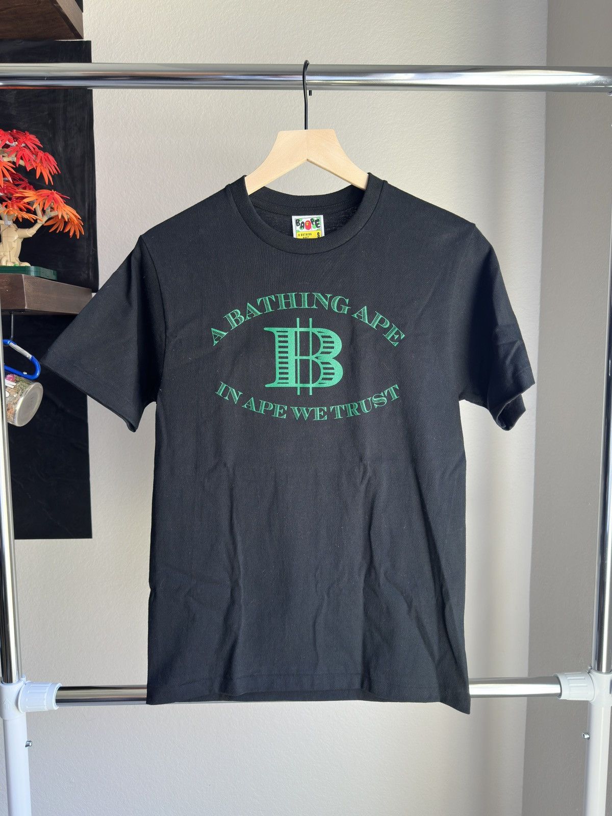 Bape Money B Logo Tee Black Size US S / EU 44-46 / 1 - 1 Thumbnail