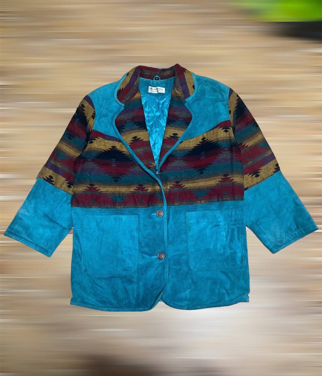 Genuine Leather JAPANESE CITY ELEGANCE NAVAJO LEATHER JACKET Size M / US 6-8 / IT 42-44 - 1 Thumbnail