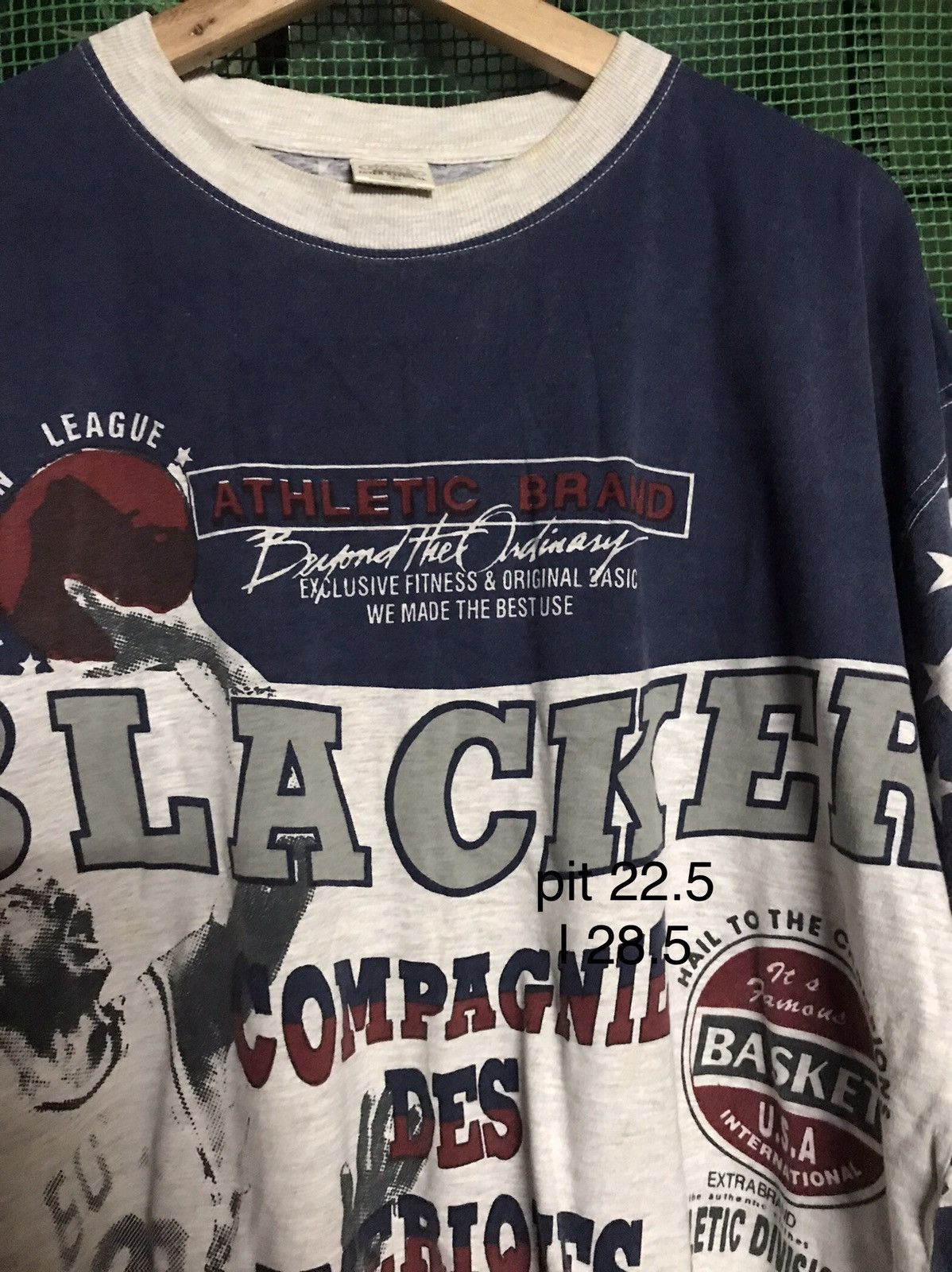 MLB Blacker Buller American League Basketball Crewneck Tee Size US L / EU 52-54 / 3 - 3 Thumbnail