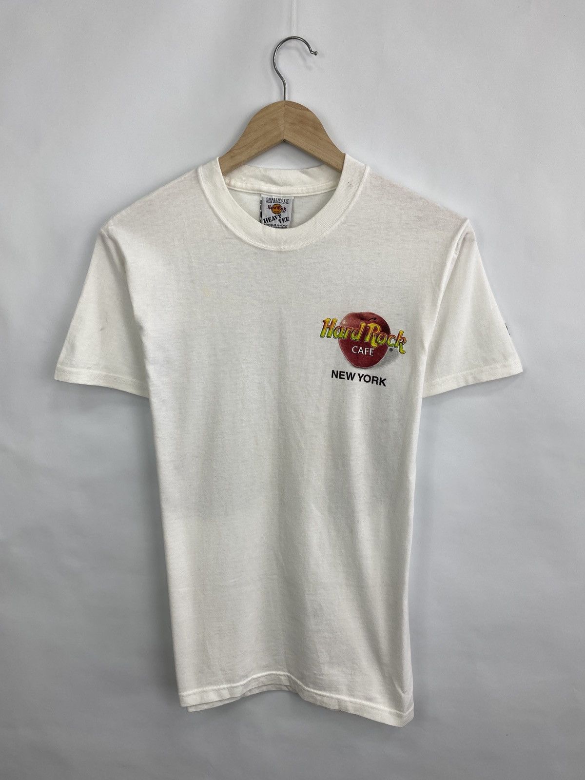 Hard Rock Cafe 🇺🇸 Vintage 90s Hard Rock Cafe New York T-Shirt USA Retro Rare Size US S / EU 44-46 / 1 - 6 Thumbnail