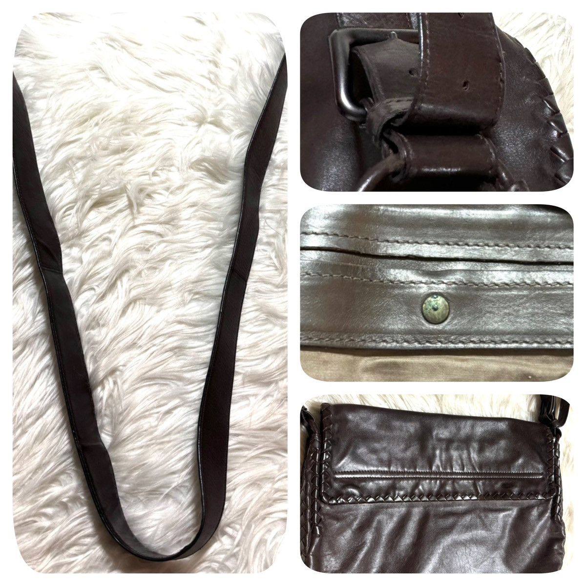 Bottega Veneta Bottega Veneta Intrecciato Piping Leather Shoulder Bag Size ONE SIZE - 5 Thumbnail