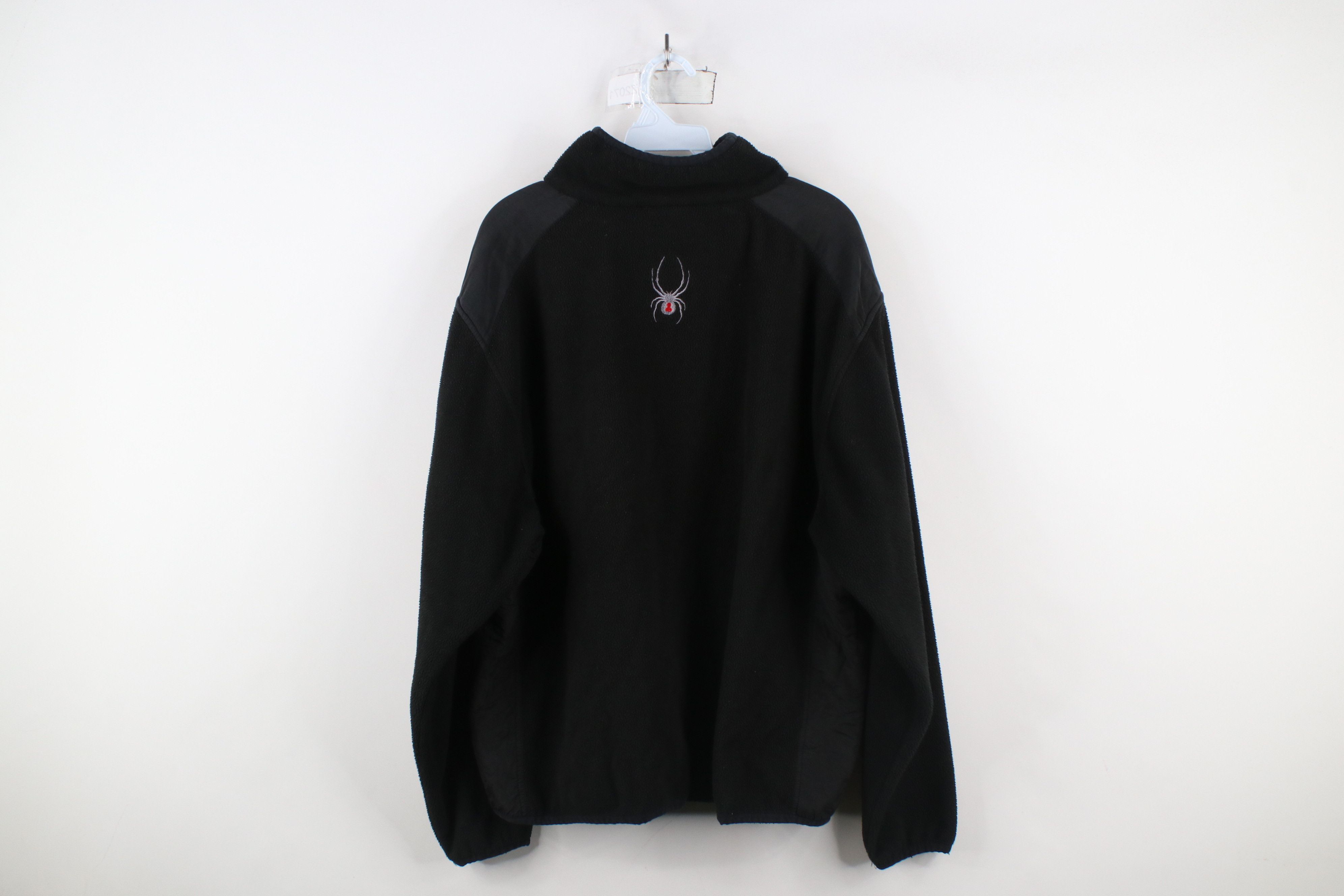 Spyder × Vintage Vintage Spyder Spell Out Full Zip Fleece Jacket Black Size US M / EU 48-50 / 2 - 14 Thumbnail