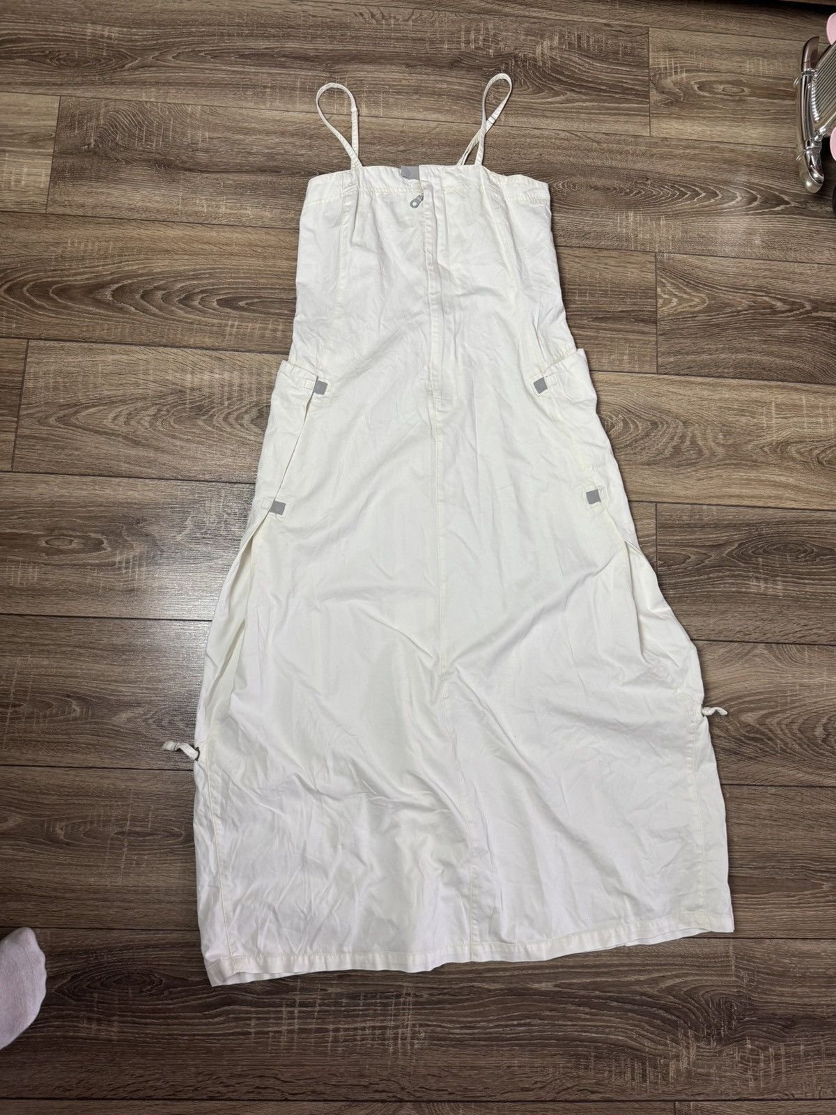 Japanese Brand × Vintage Women's Vintage Dress White Marithé + François Girbaud Size L / US 10 / IT 46 - 1 Thumbnail