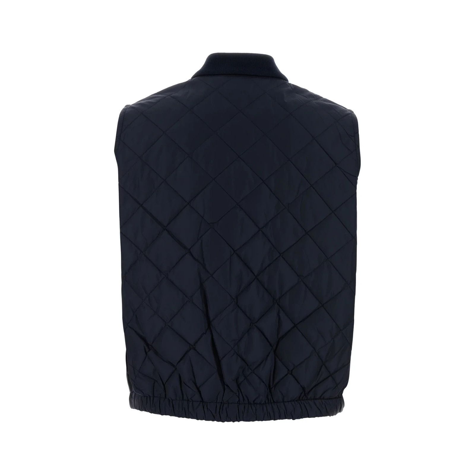 Prada PRADA Navy Blue Re-Nylon Sleevless Jacket New And Authentic Size M / US 6-8 / IT 42-44 - 2 Thumbnail