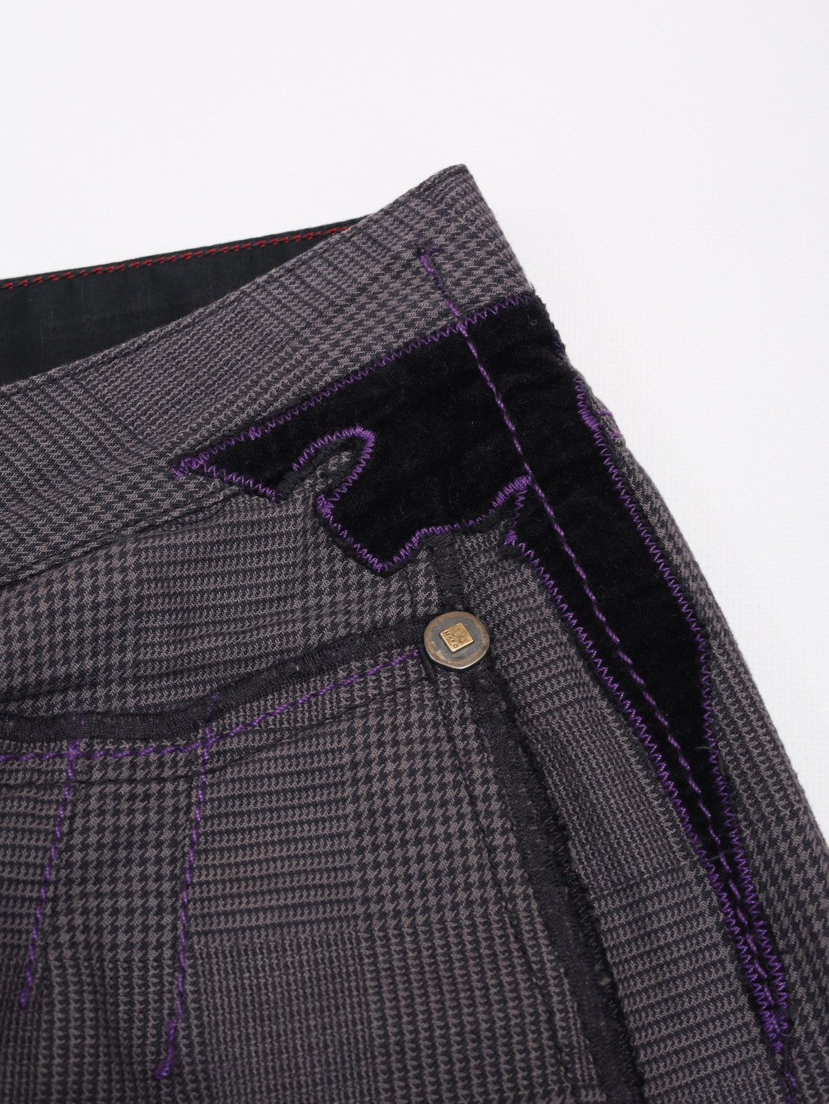 Marithe + Francois Girbaud Marithe Francois Girbaud Check Plaid Pants Trousers Gray Size 30" / US 8 / IT 44 - 9 Thumbnail