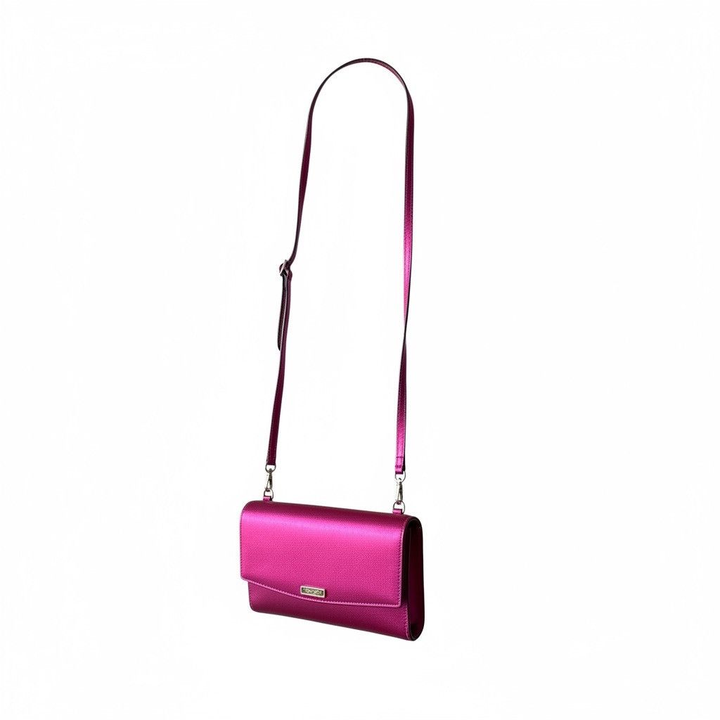 Kate Spade NWOT- Kate Spade New York Pink Leather Xbody Wallet / Clutch Size ONE SIZE - 4 Thumbnail