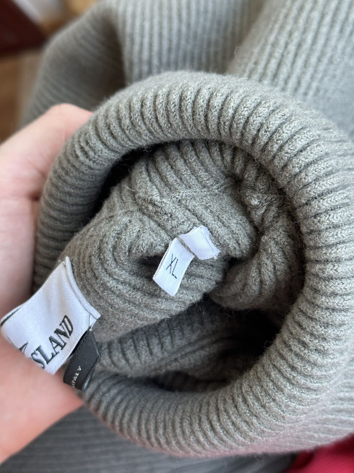 Stone Island Stone Island Green Wool Sweater True Size XS Fit Shrunk Size US XS / EU 42 / 0 - 10 Thumbnail