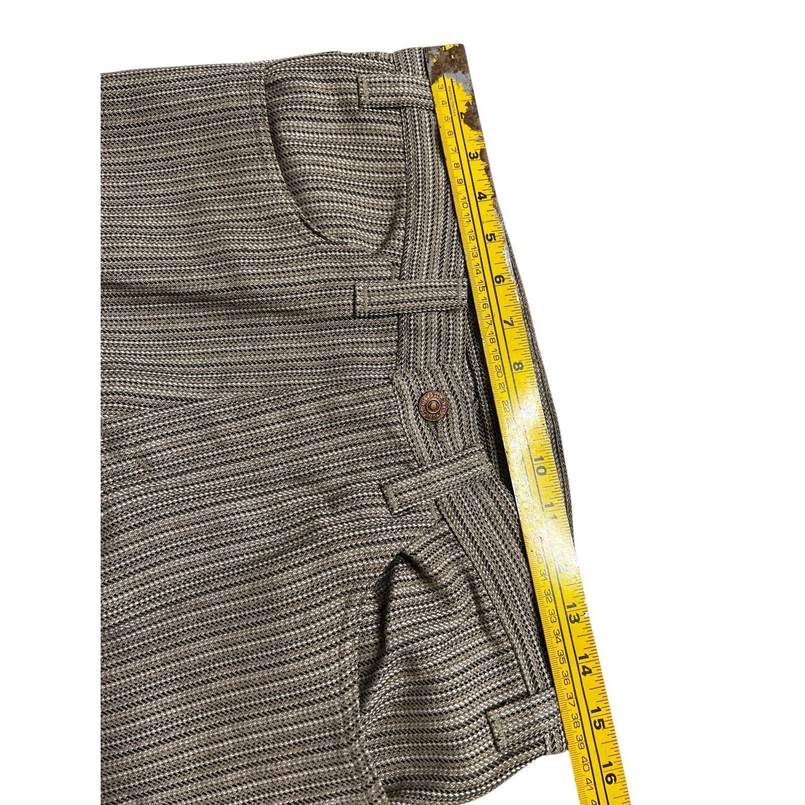 Levi's Vintage Levi's Big E STA-PREST Bootcut Brown Pants - 30x26 Size US 30 / EU 46 - 8 Thumbnail