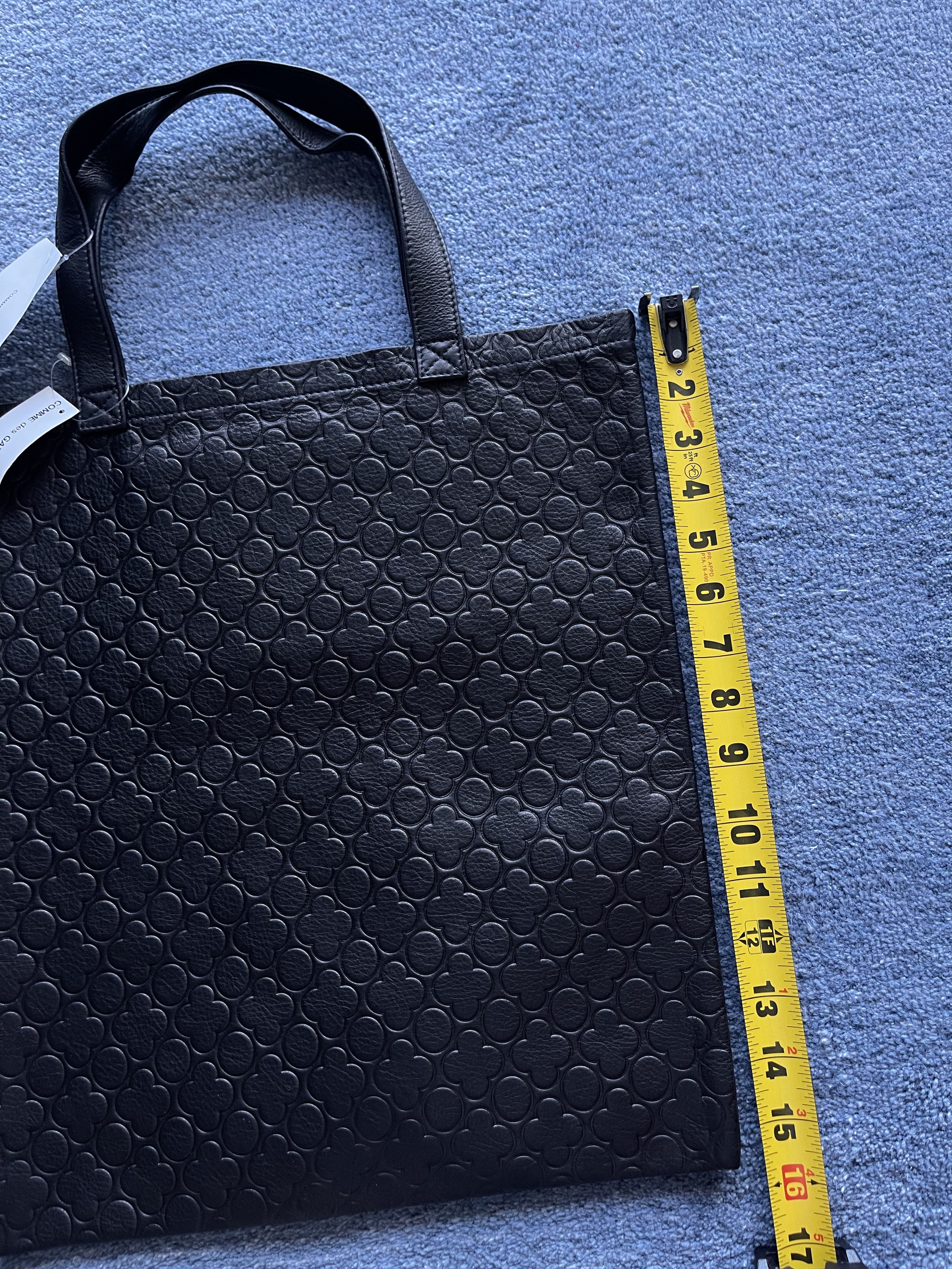 Comme des Garcons Comme des Garcons Leather Shoulder Bag Clover Cow Hide Tote Size ONE SIZE - 7 Thumbnail