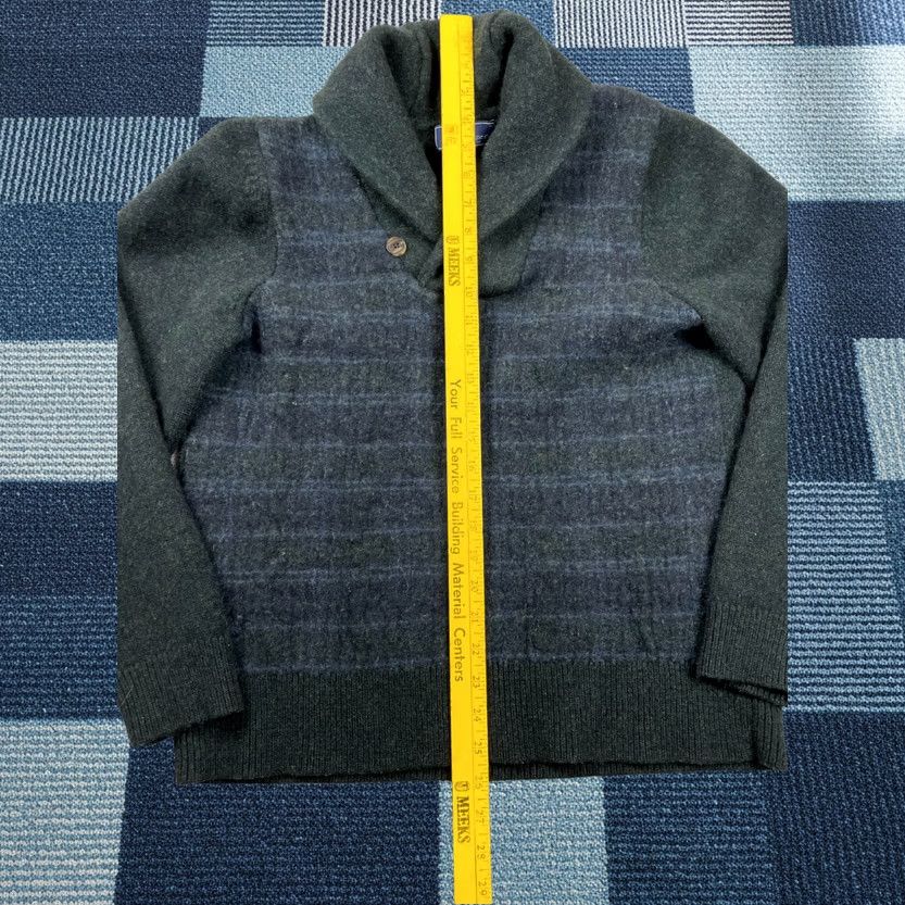 Vineyard Vines Vineyard Vines Sweater Men S Regular Long Sleeve Blue Wool Knit Pullover Shawl Collar Logo Shrunk? Size US S / EU 44-46 / 1 - 1 Thumbnail