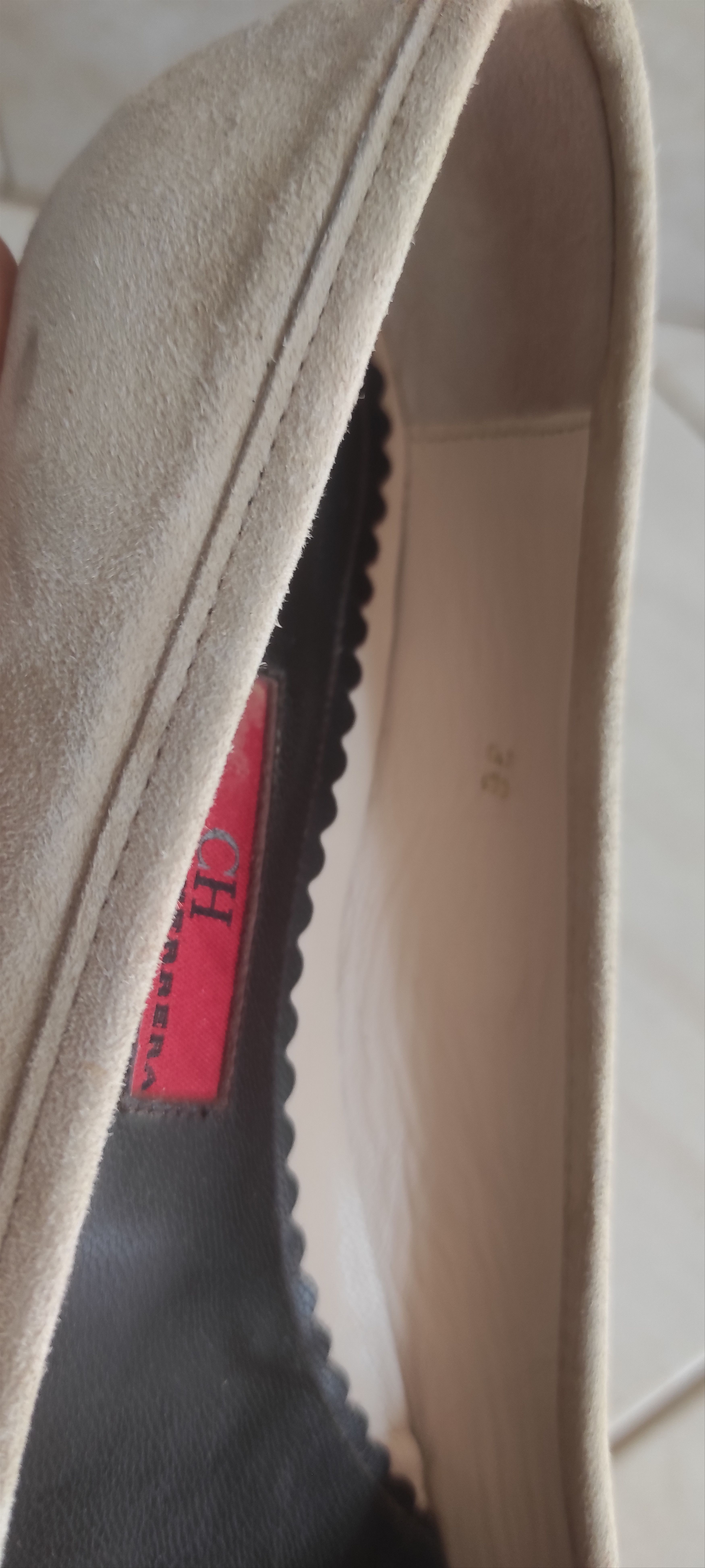 Carolina Herrera Carolina Herrera Ballerina Flat Shoe Suede Leather Ballet Size US 5 / IT 35 - 10 Thumbnail