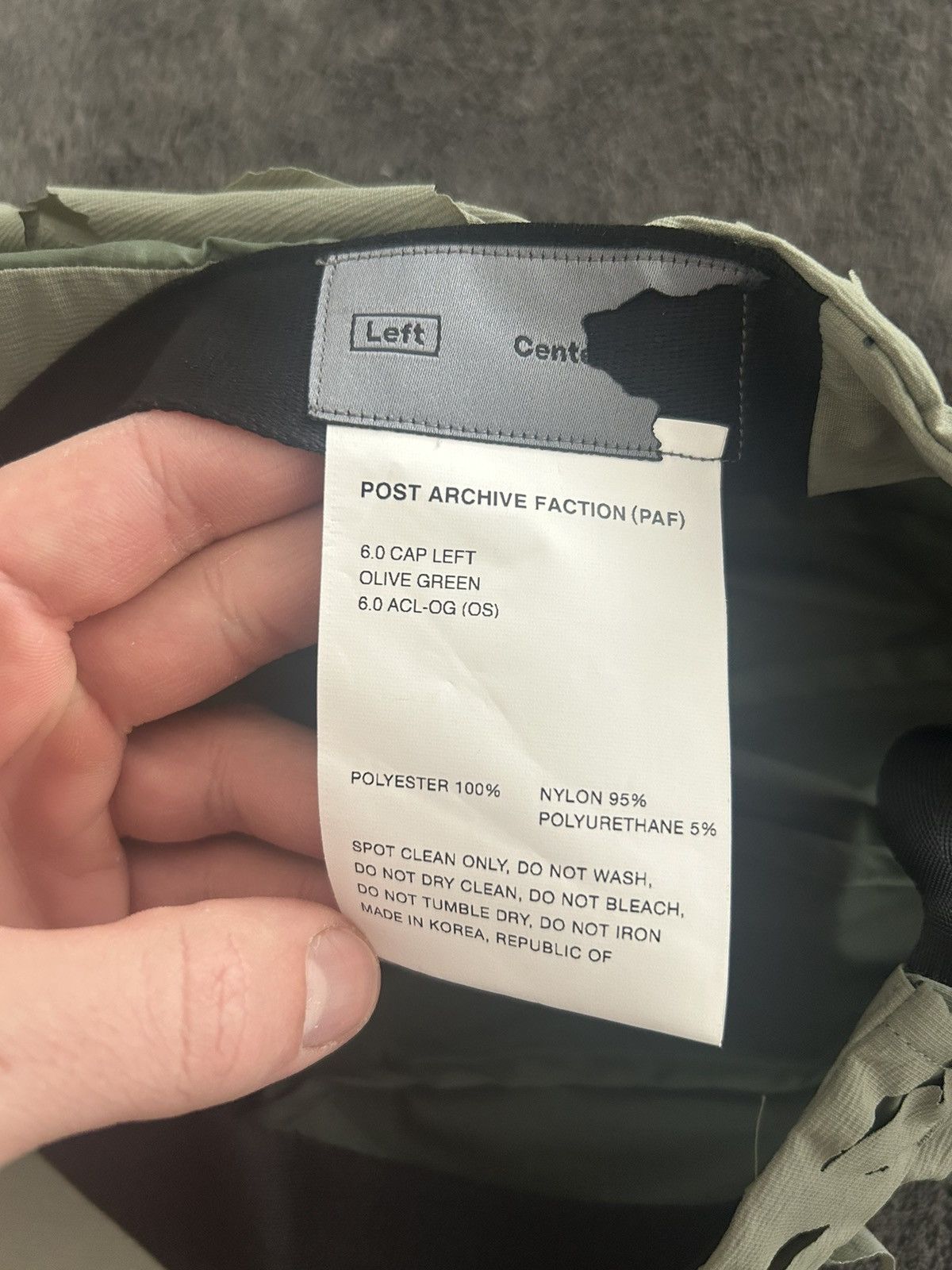 POST ARCHIVE FACTION (PAF) 6.0 left green leaf camo hat Size ONE SIZE - 6 Thumbnail