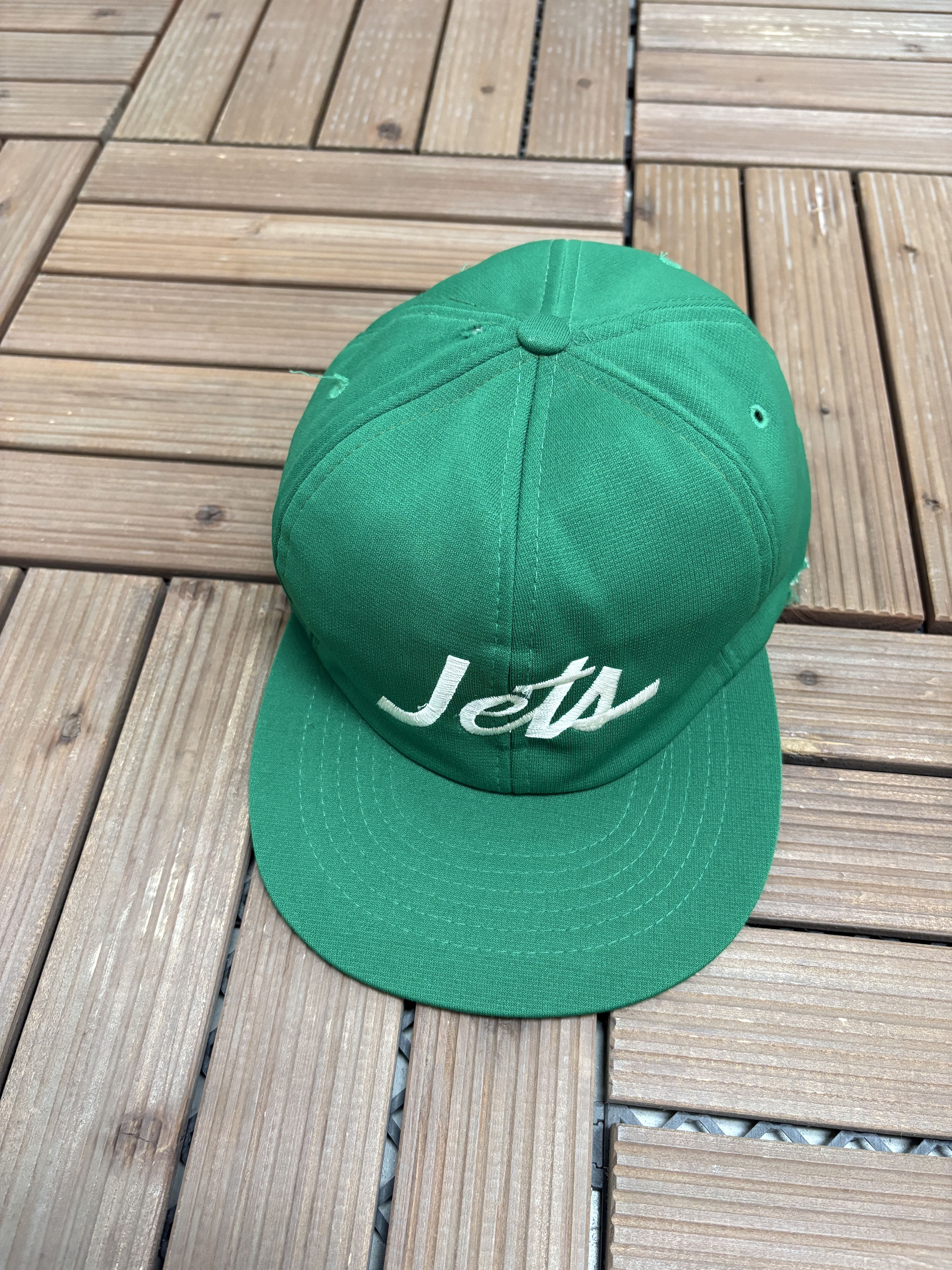 Vintage New York Jets Vintage Snap Back Hat Cap Ted Fletcher Size ONE SIZE - 1 Thumbnail
