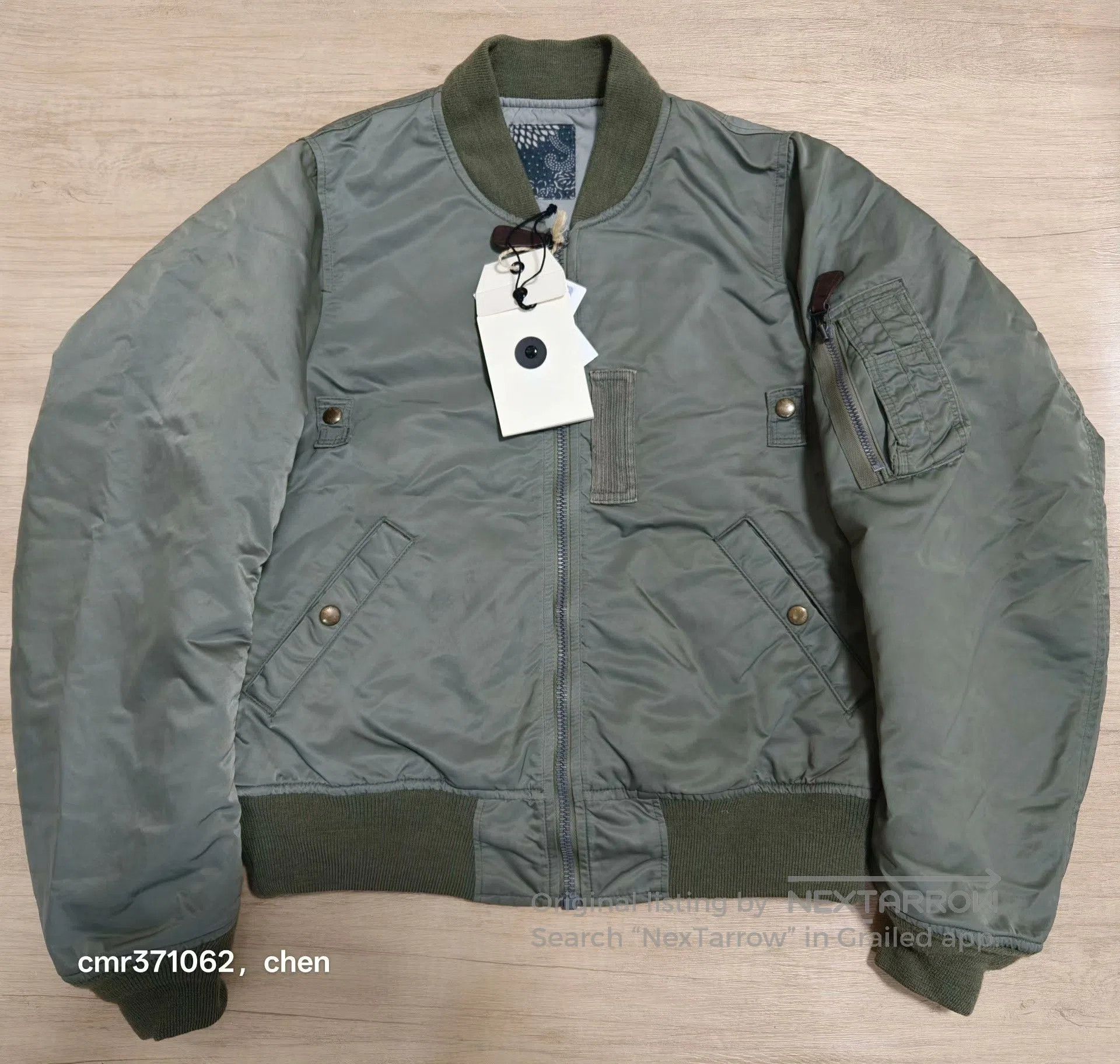 Visvim VISVIM 16AW THORSON JKT FLAG Ma1. Size US S / EU 44-46 / 1 - 2 Thumbnail