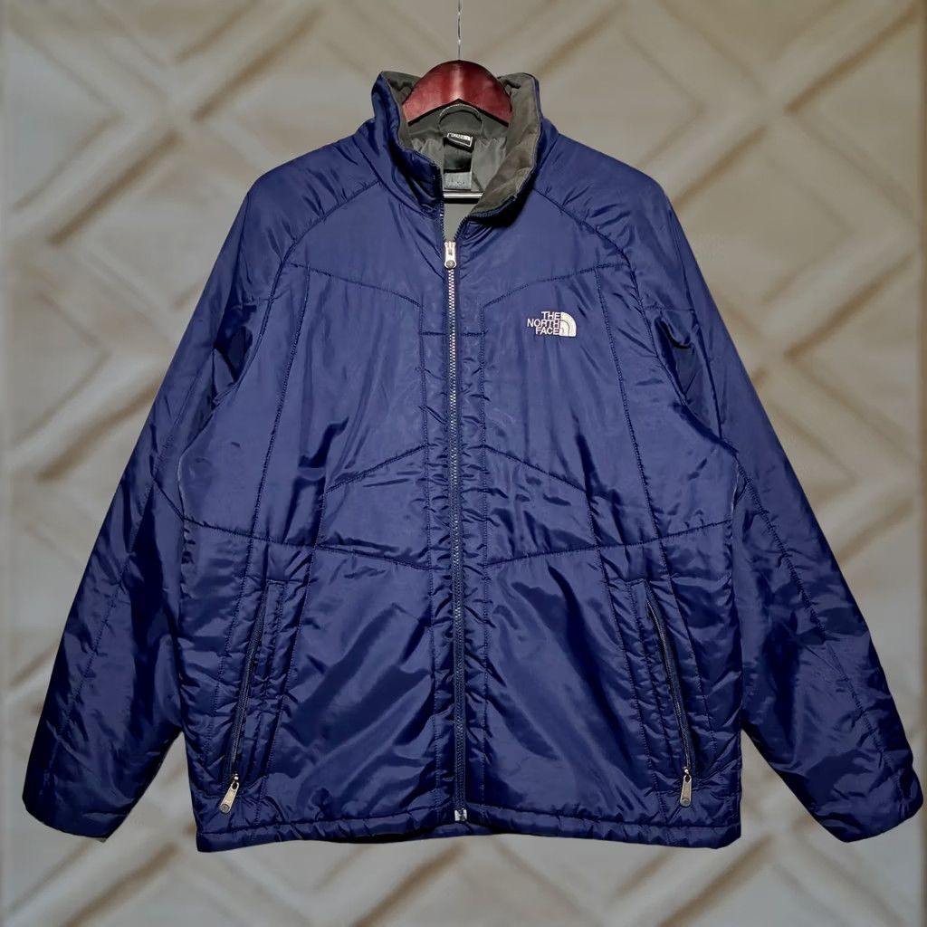 The North Face The North Face Jacket Nylon Quilted Full Zip Puffer Mens XL Navy Blue Size US XL / EU 56 / 4 - 1 Thumbnail