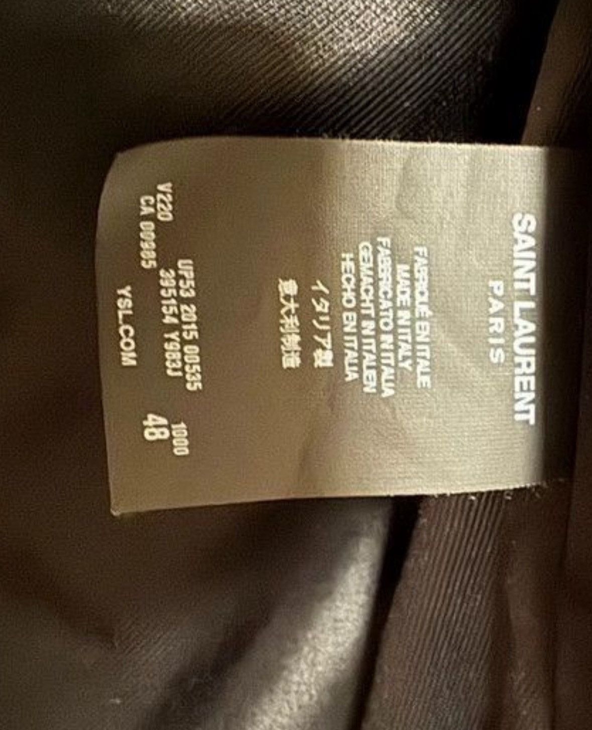 Yves Saint Laurent Saint Laurent Wool Biker Jacket-2508 Size US M / EU 48-50 / 2 - 4 Thumbnail