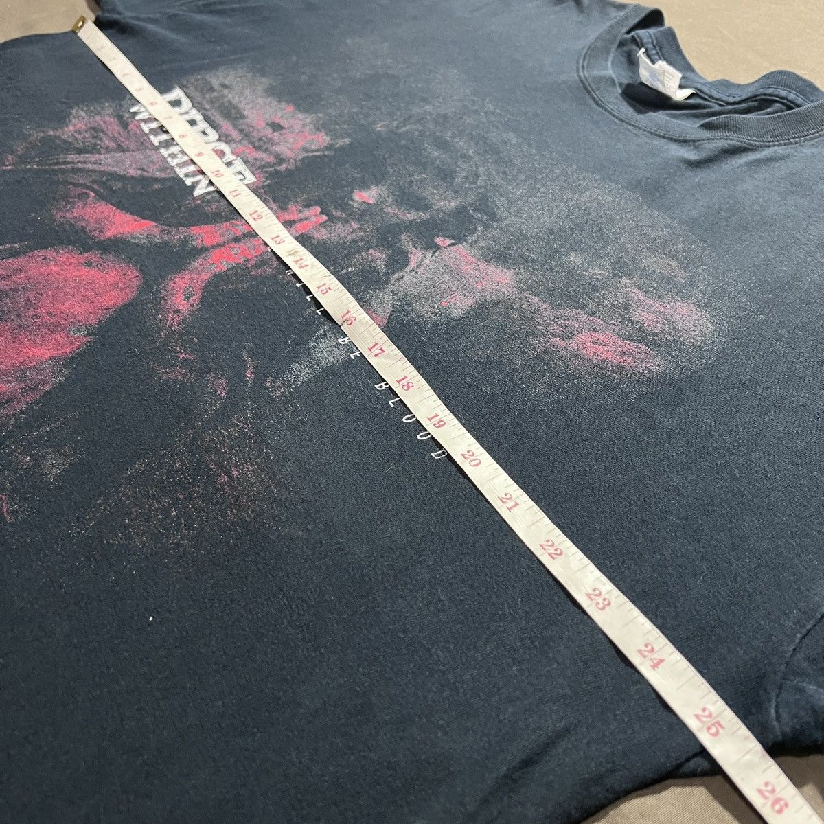 Band Tees Vintage Y2K Dirge Within Tee 2XL Faded Groove Metalcore Size US XXL / EU 58 / 5 - 7 Thumbnail