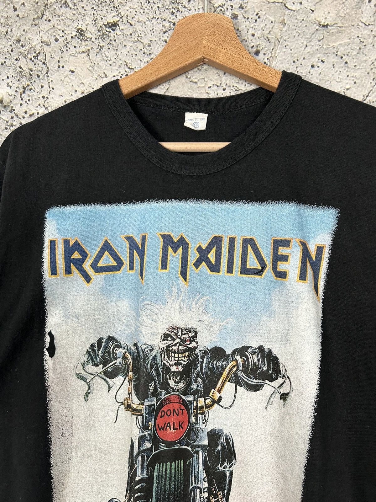 Band Tees Iron Maiden Rock Band Tee Metal Vintage Motorcycles 90s Size US S / EU 44-46 / 1 - 3 Thumbnail
