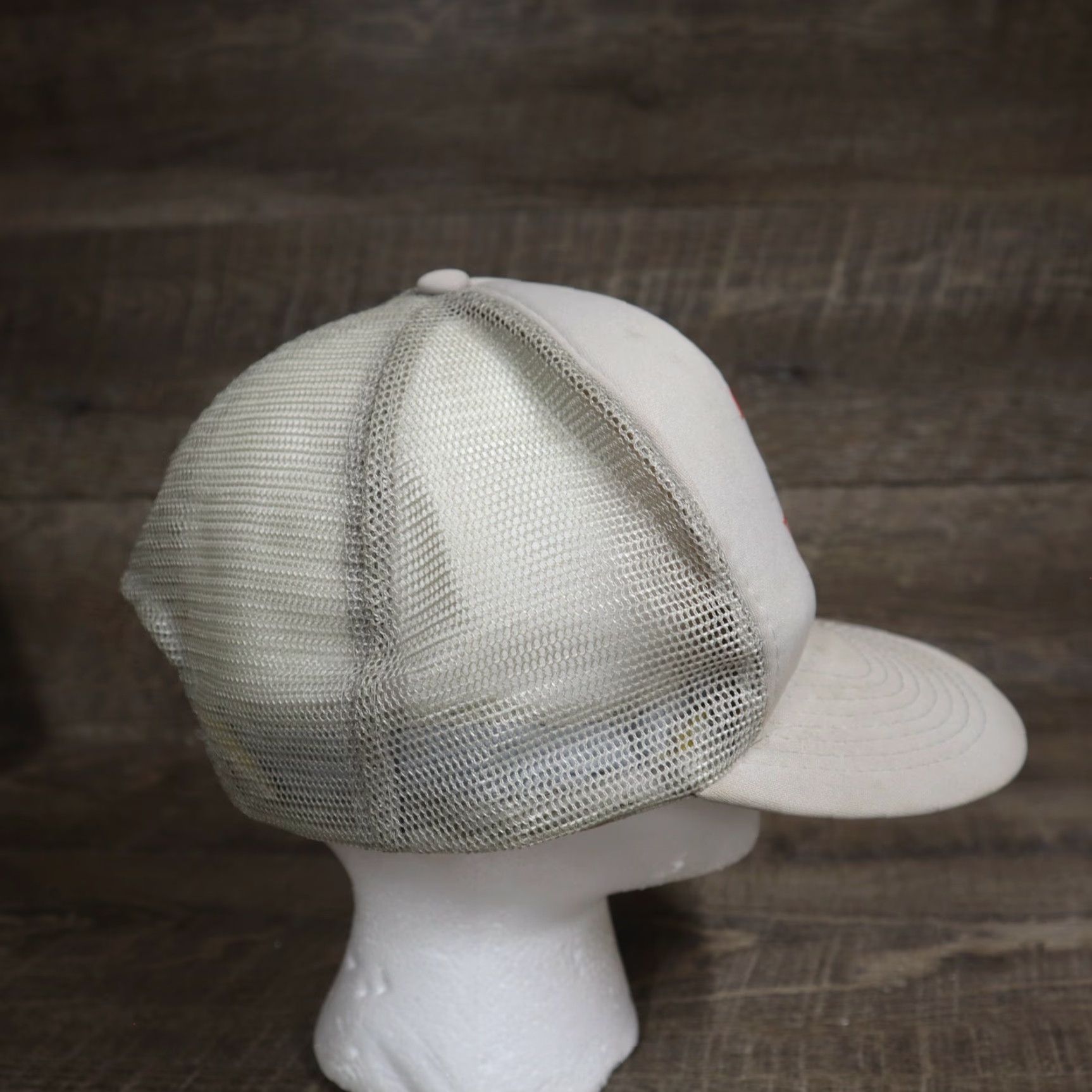 Vintage VINTAGE 3M Baseball Cap Beige Adjustable Adult One Size Men Hat Fiber Optics Style Size ONE SIZE - 3 Thumbnail