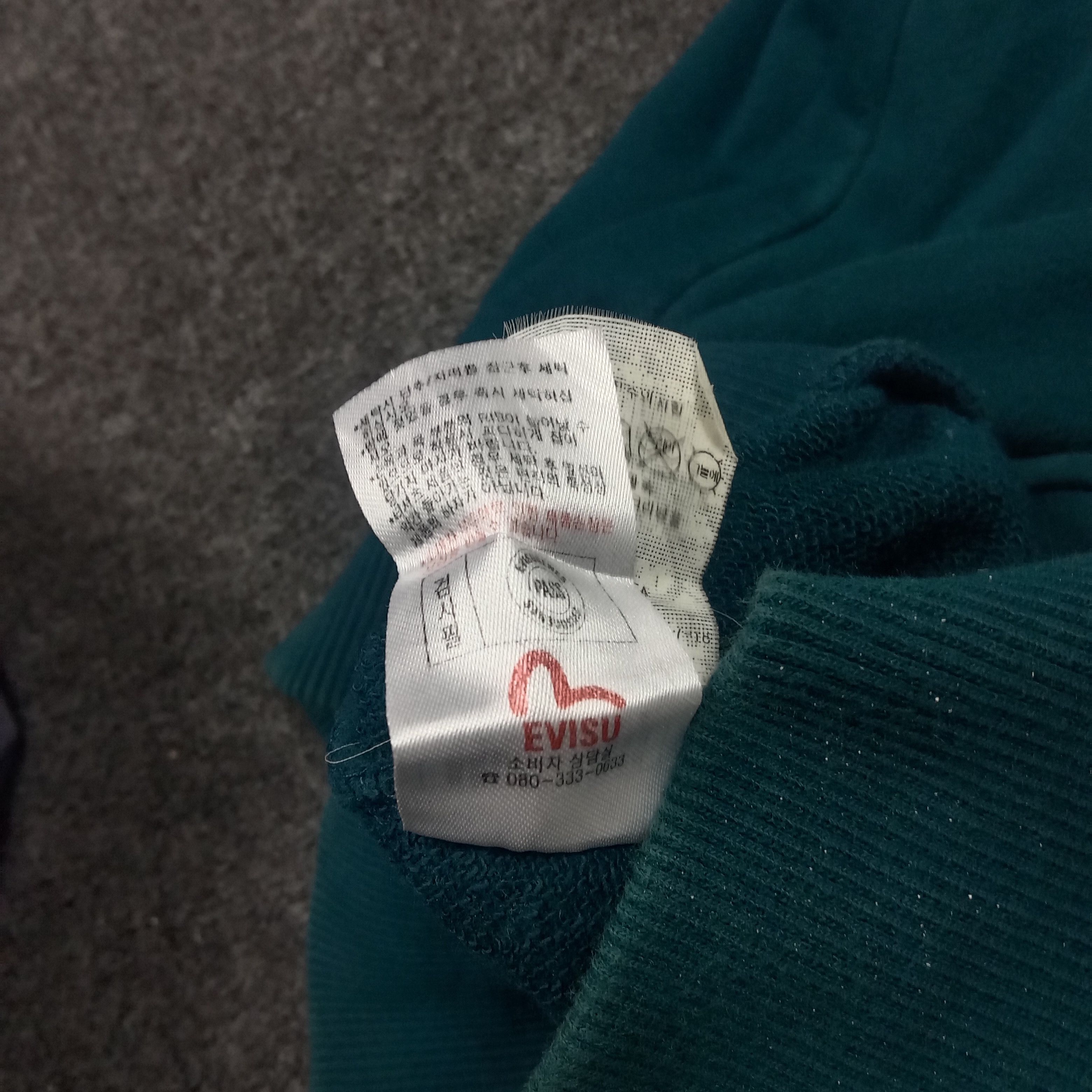 Japanese Brand × Vintage Evisu Jeans 2 Nice Design Sweatshirt With Hoodie Size US M / EU 48-50 / 2 - 10 Thumbnail