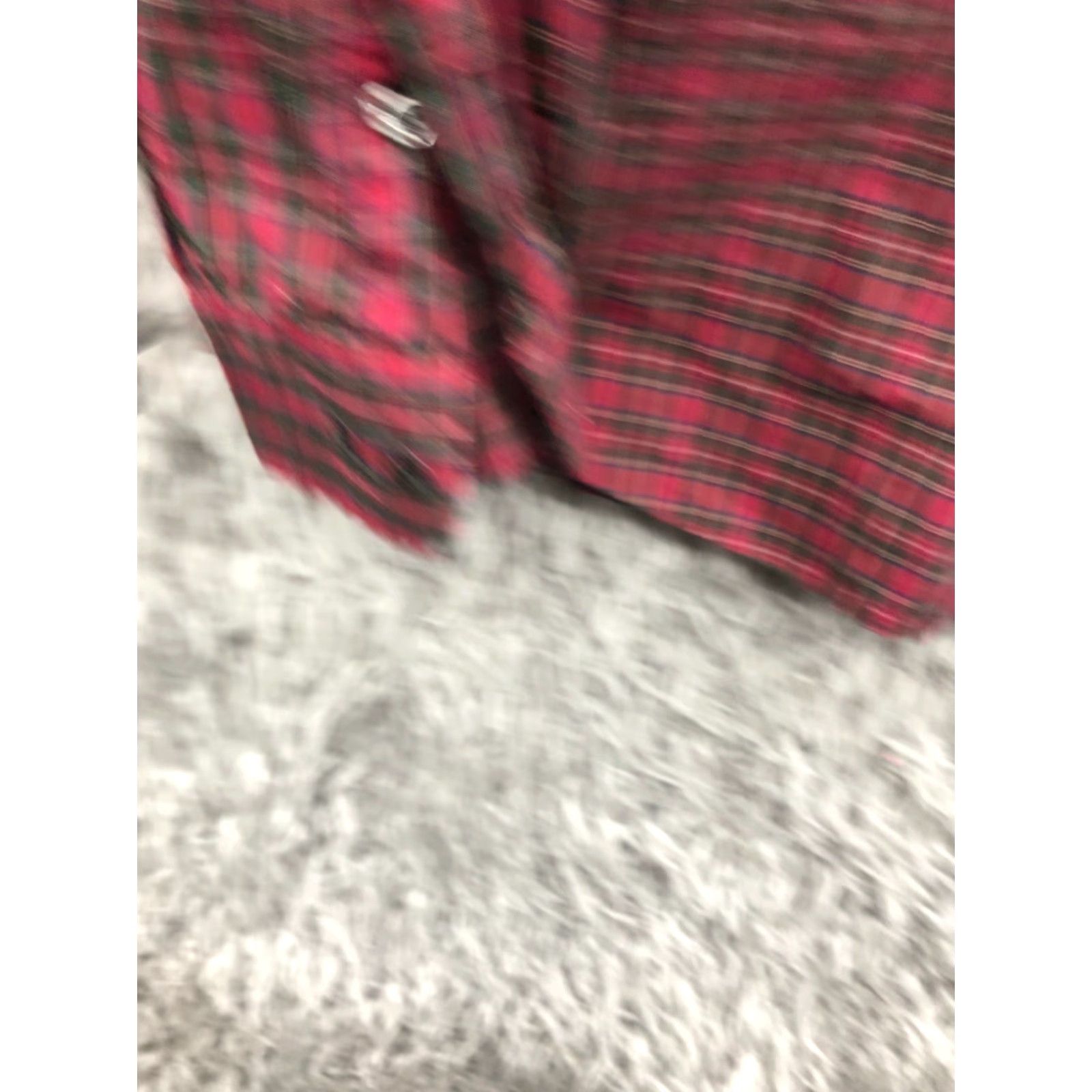 Club Room Club Room Shirt Mens Size 16.5 Red Plaid Long Sleeve Button Down Collar Size US XL / EU 56 / 4 - 2 Thumbnail