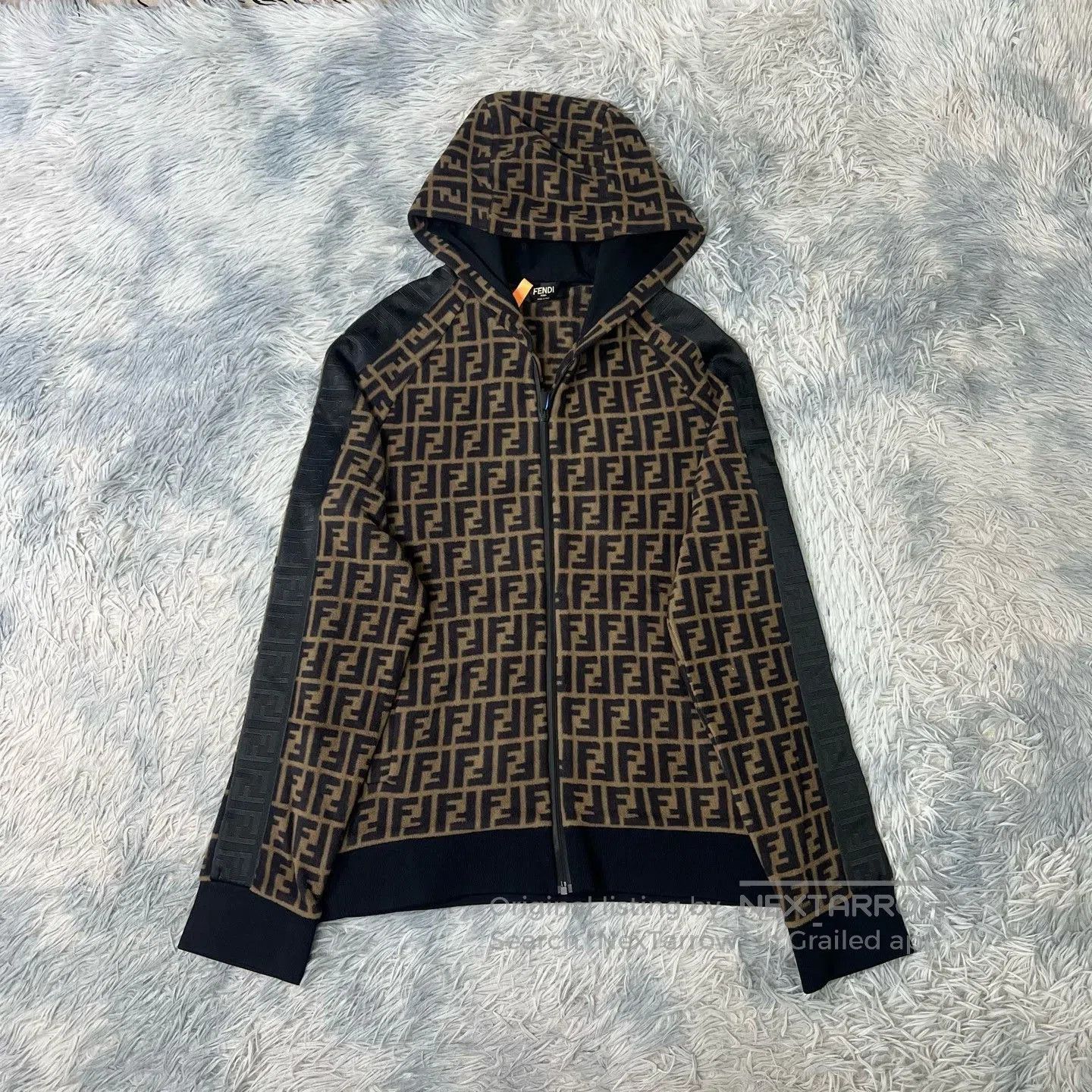 Fendi Fendi All-Over Print Zip Jacket. Size US XL / EU 56 / 4 - 1 Thumbnail