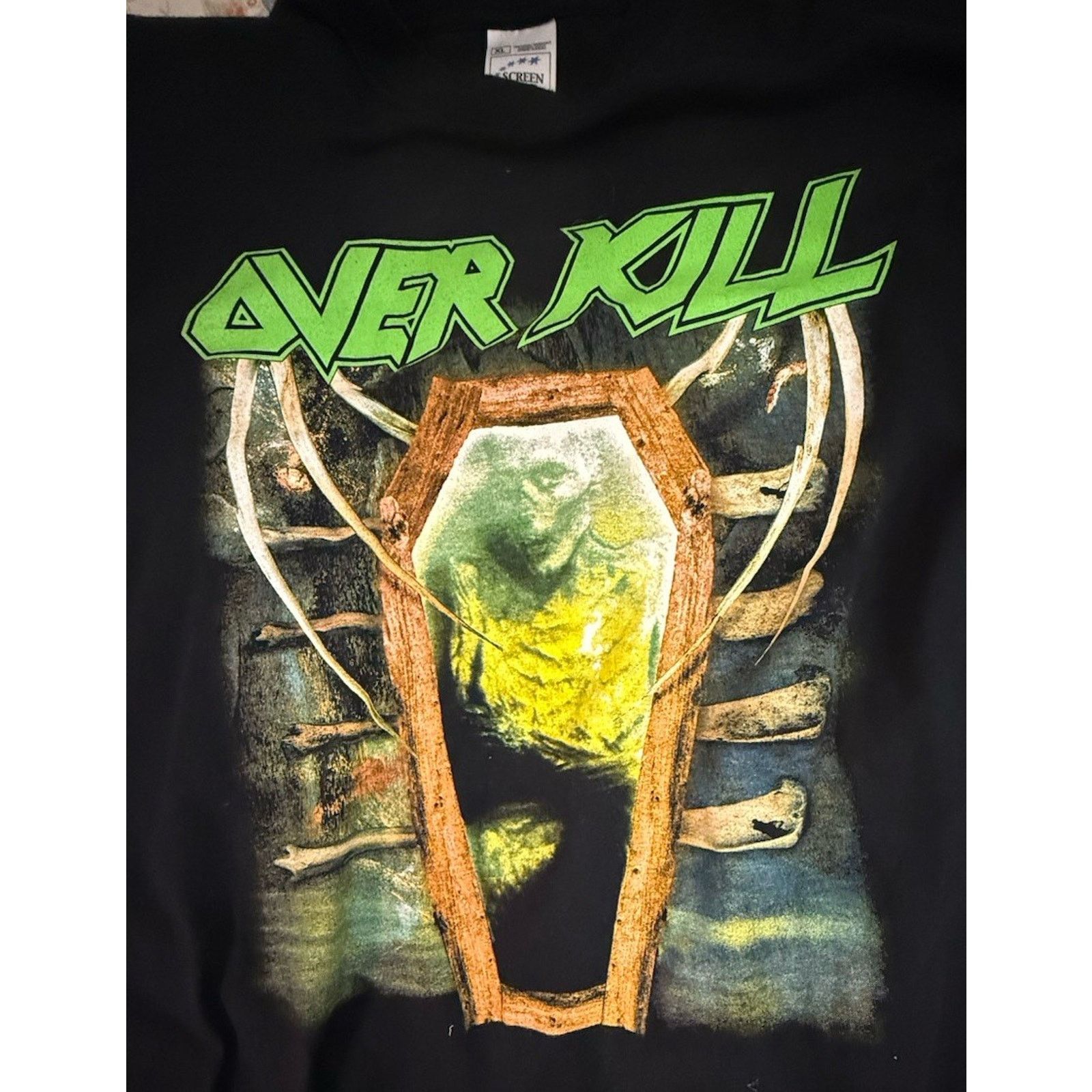 Vintage Overkill Longsleeve F@@k You Screen Stars Vintage t- Shirt Size US XL / EU 56 / 4 - 5 Thumbnail