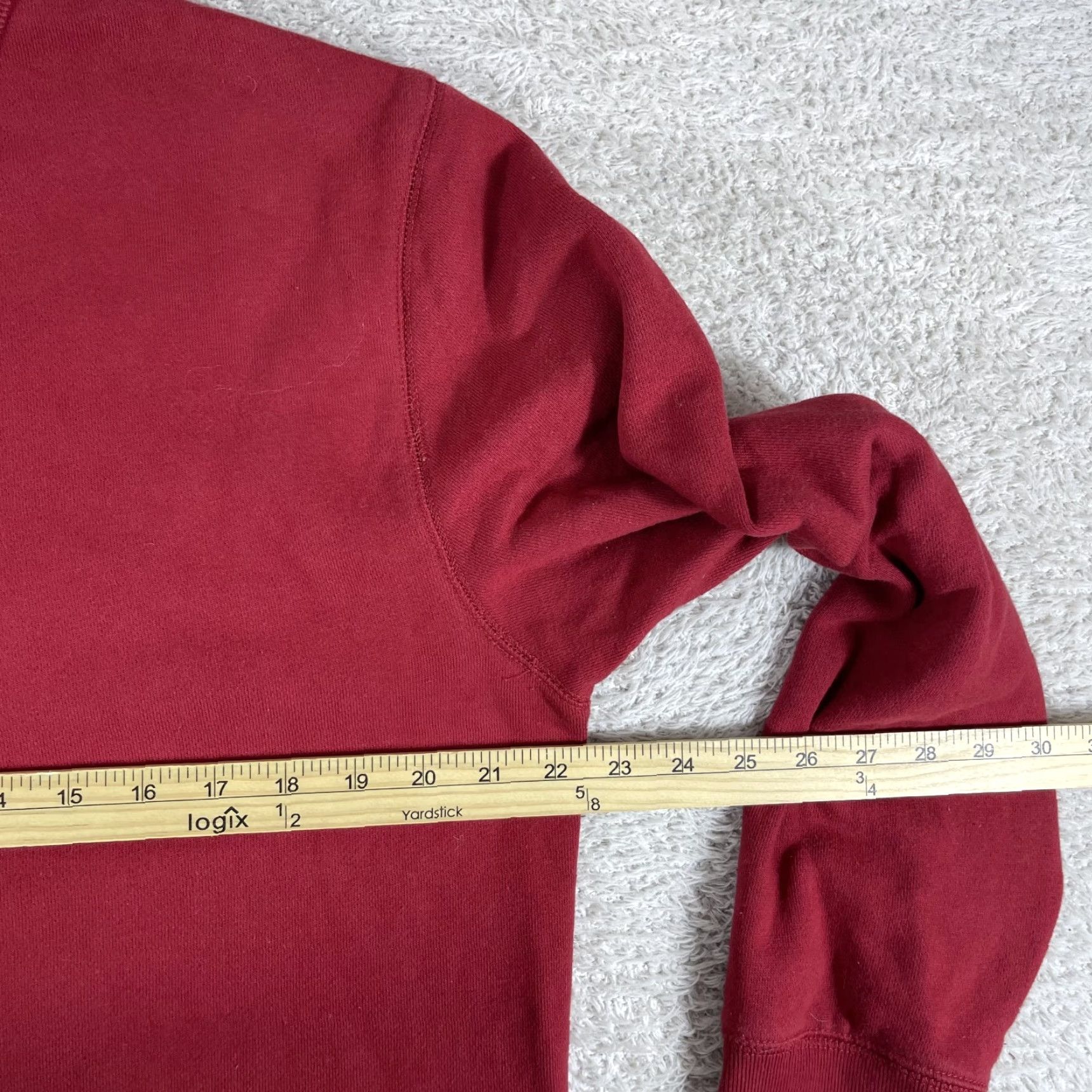 Gap VINTAGE GAP Crewneck Sweatshirt Mens M Red Heavyweight 90s YZY Y2K Single V Crewneck Pullover Sweatshirt Mens Size US M / EU 48-50 / 2 - 7 Thumbnail