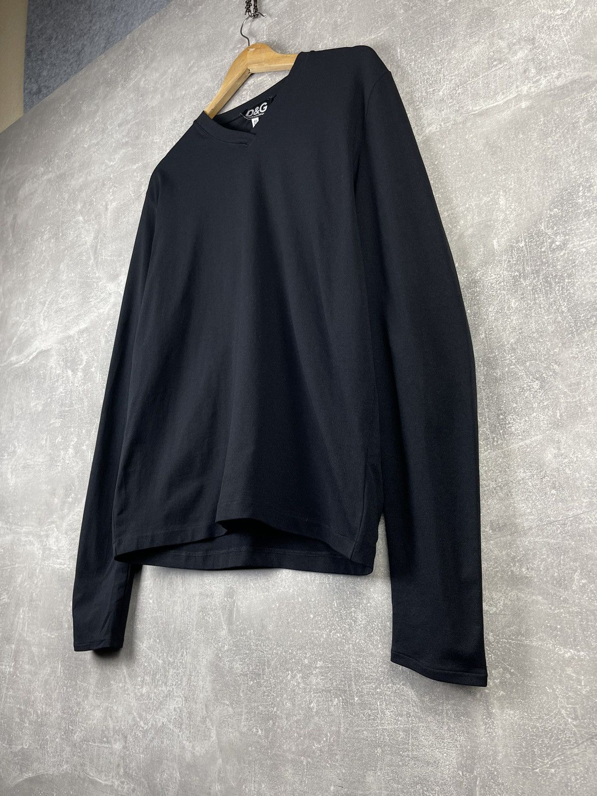 Dolce & Gabbana Dolce&Gabbana Black Based DsG Long Sleeve Size US L / EU 52-54 / 3 - 3 Thumbnail