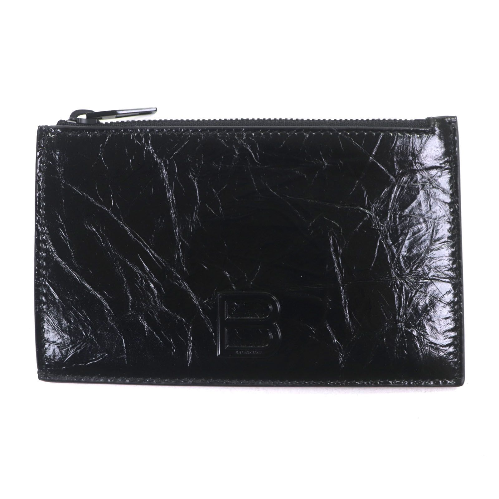 Balenciaga Balenciaga Balenciaga CRUSH Leather Coin Case Leather Coin Case 766465 DUTY FREE for USA Size ONE SIZE - 1 Thumbnail