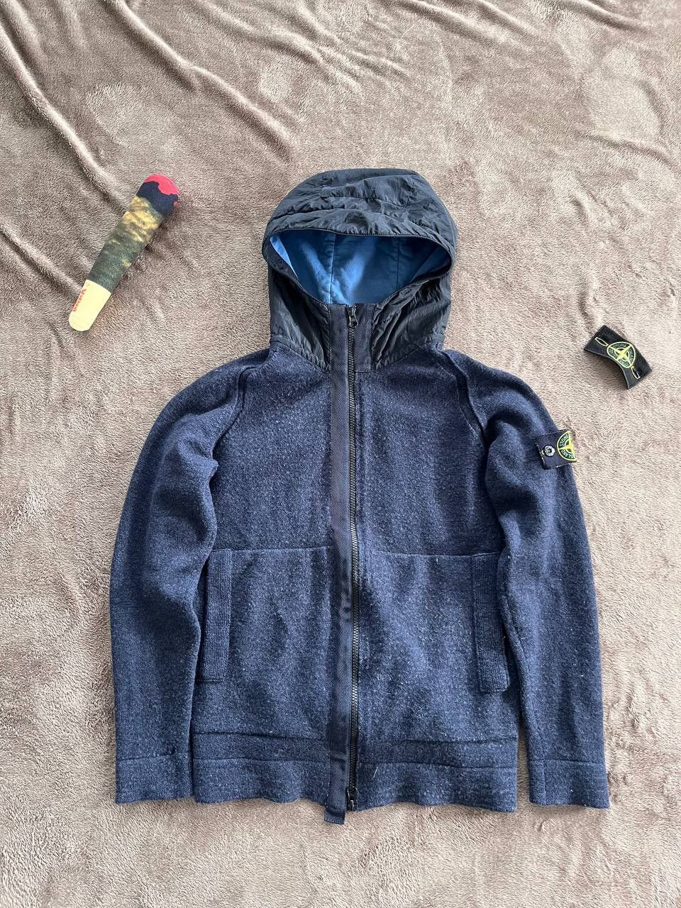 Stone Island Zip Hoodie | Grailed