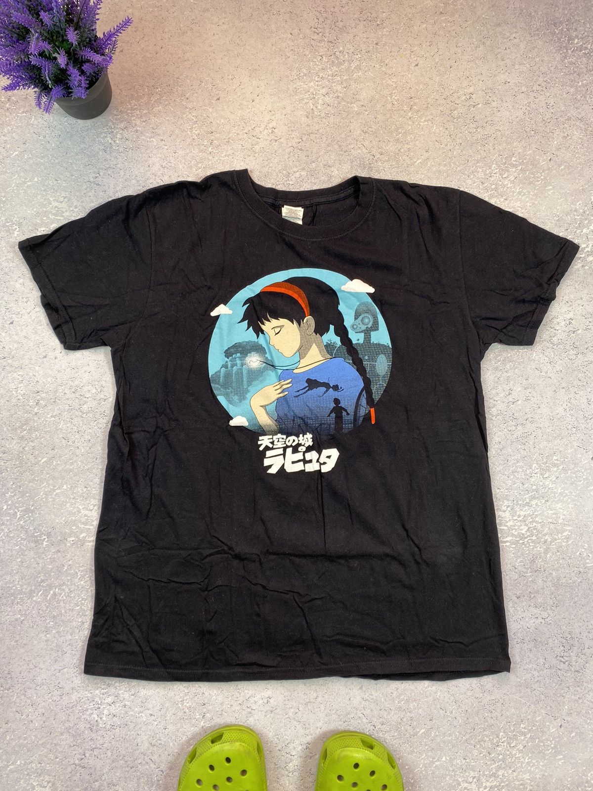 Anime Anima T-Shirt Castle In The Sky Size Large Size US L / EU 52-54 / 3 - 3 Thumbnail