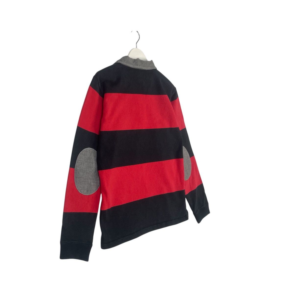 Designer × Vintage vintage Hoodie/sweater Tommy nyc polo rugby - black red Size US S / EU 44-46 / 1 - 6 Thumbnail