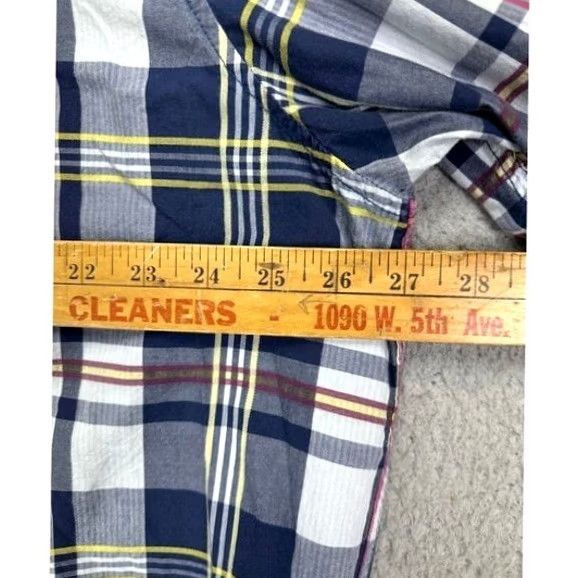 Tommy Bahama Tommy Bahama Shirt Men 2XL Blue Tartan Plaid Island Crafted Button Up Size US XXL / EU 58 / 5 - 7 Thumbnail
