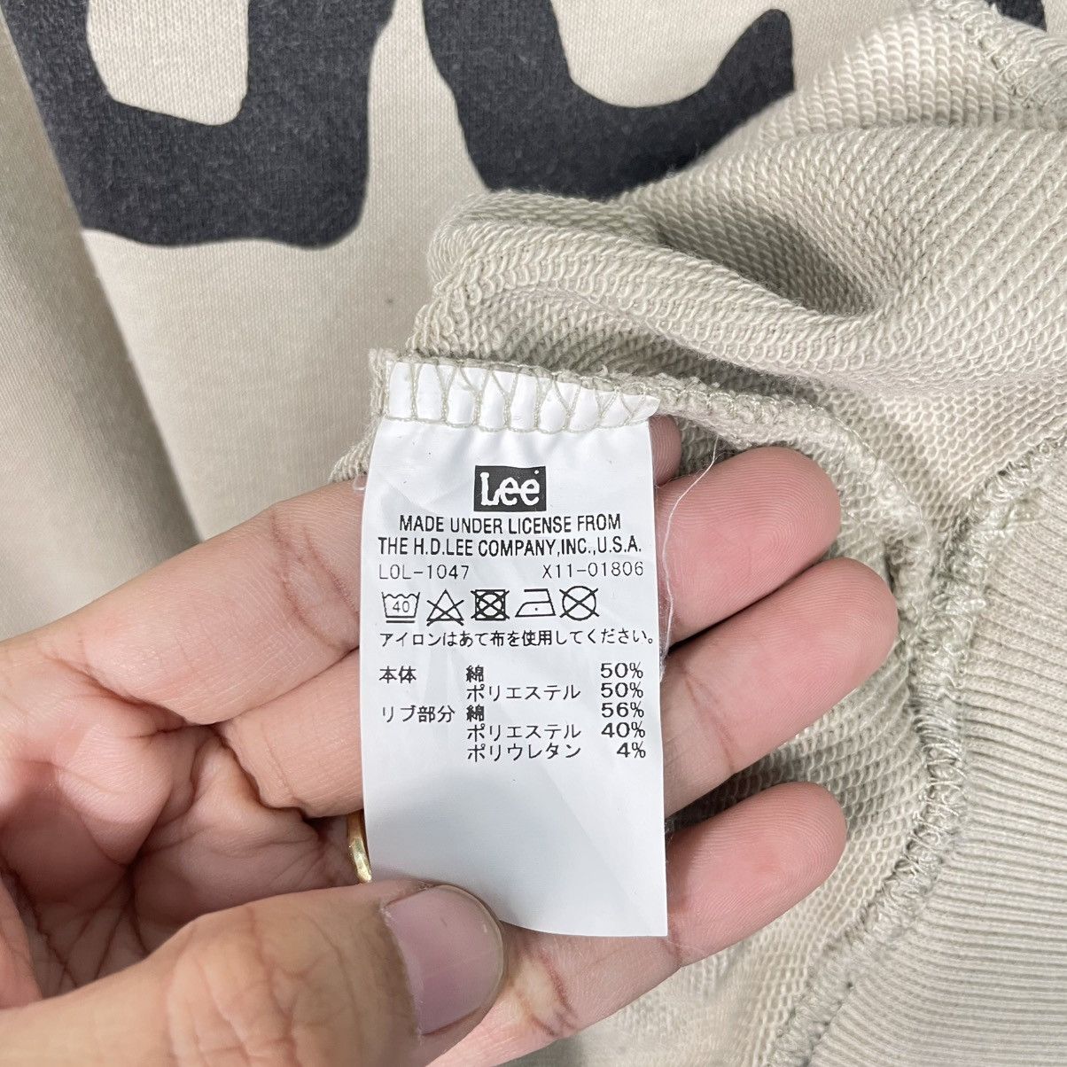 Lee Lee Big Logo Pullover Hoodie Size US L / EU 52-54 / 3 - 15 Thumbnail