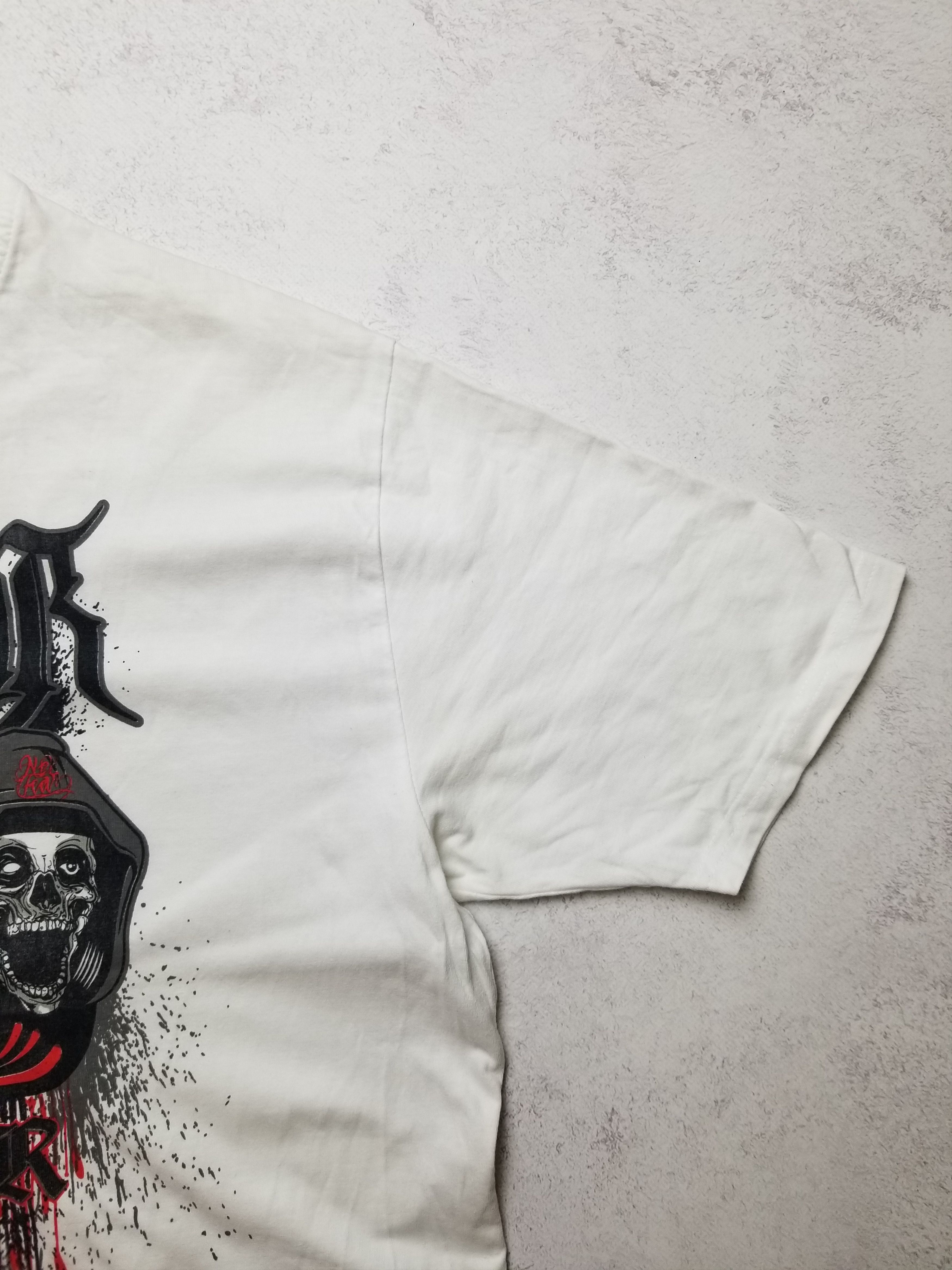 No Fear VTG Y2K NO-FEAR T-Shirt Spray Paint Hooded Skeletons RARE Size US XL / EU 56 / 4 - 11 Thumbnail