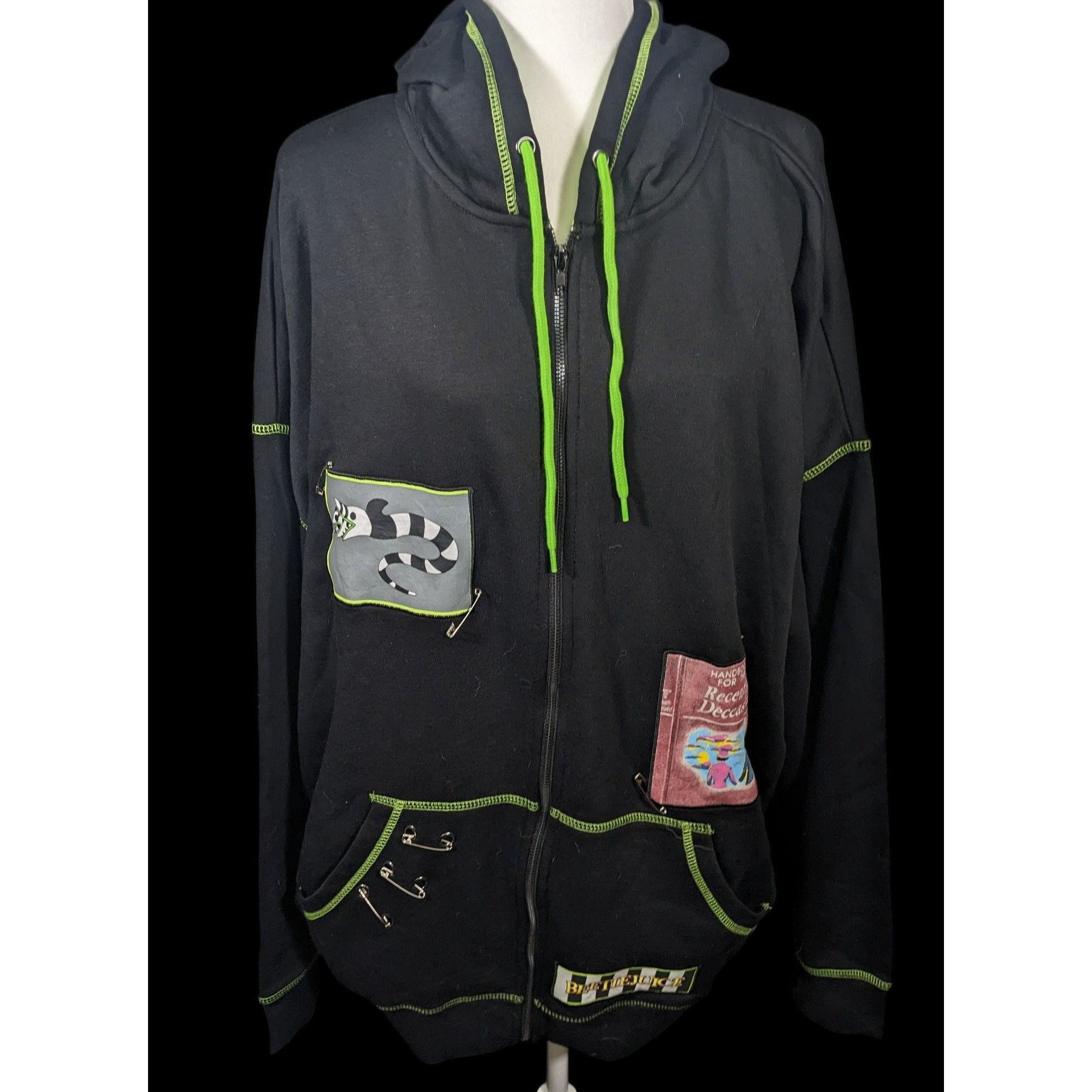 Other Beetlejuice Full Zip Hoodie Size XL / US 12-14 / IT 48-50 - 3 Thumbnail