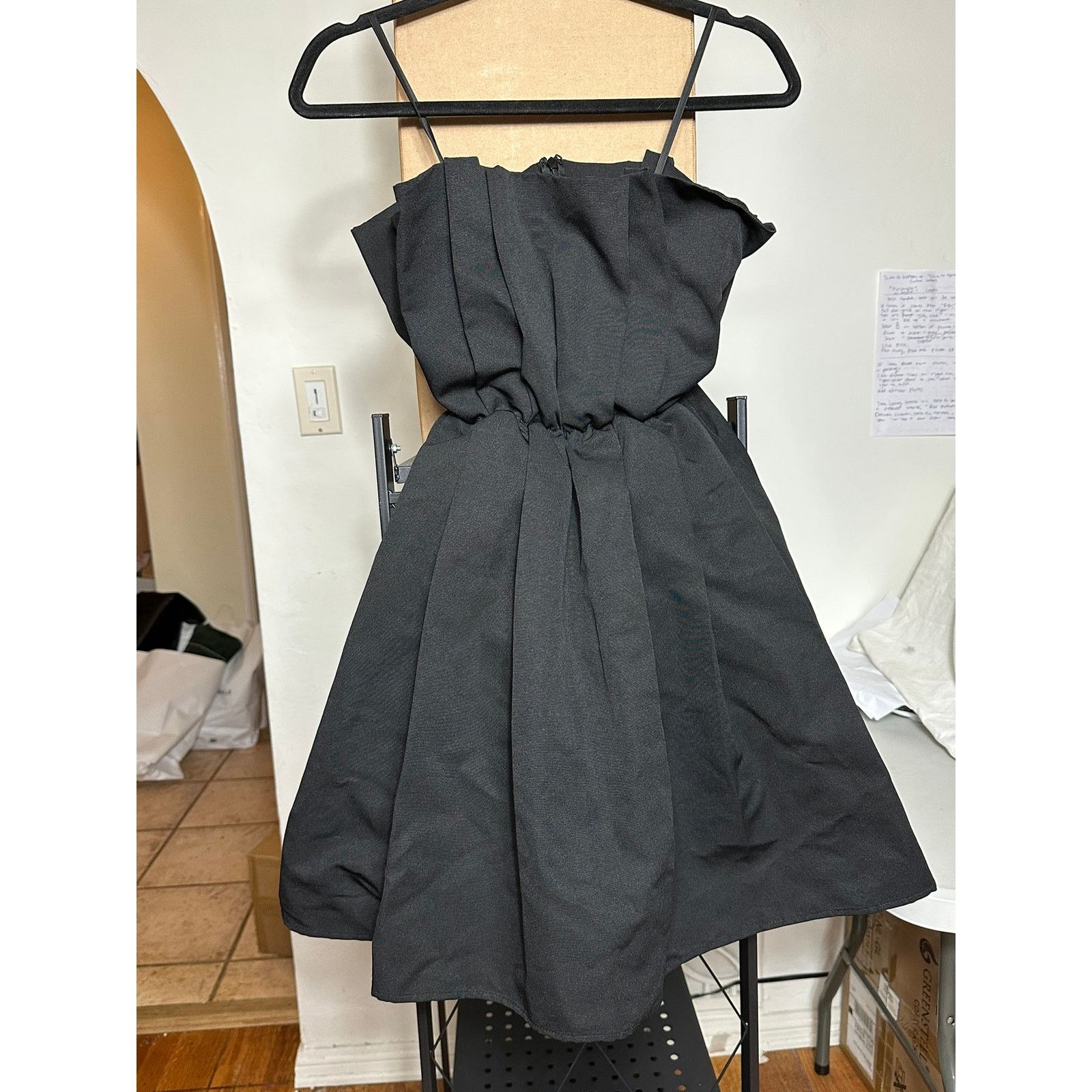 Staud Staud wayfaring dress black 6 | Grailed