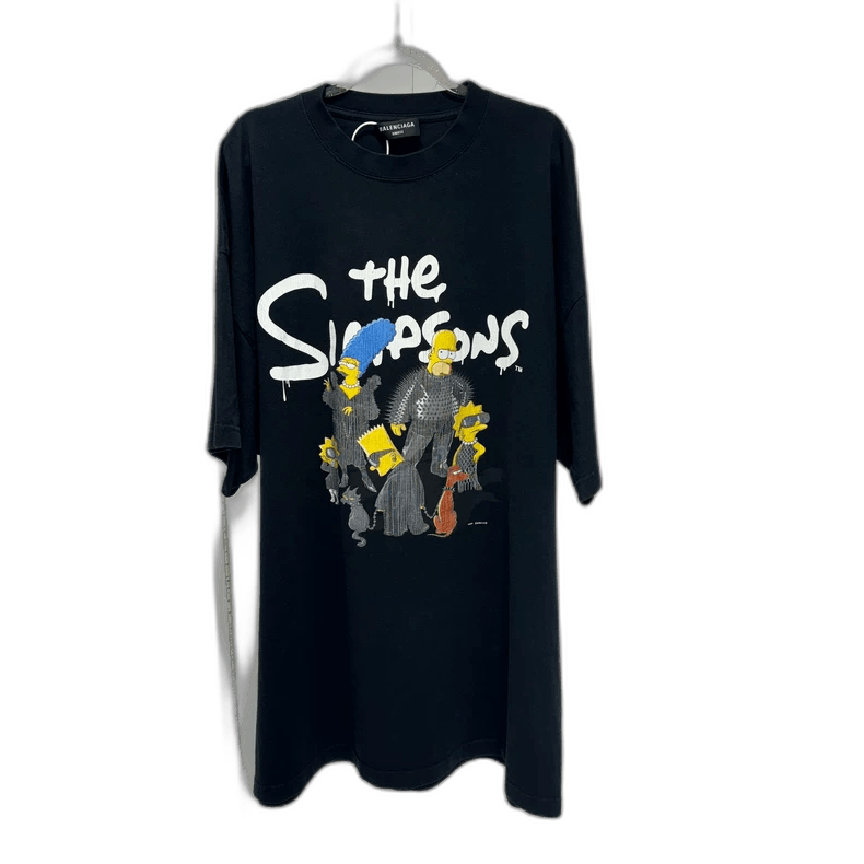 Balenciaga Balenciaga The Simpsons Distressed Short Sleeve Size US M / EU 48-50 / 2 - 1 Thumbnail