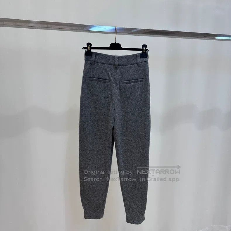 Brunello Cucinelli Brunello Cucinelli Grey Casual Pants Size 24" / US 00 / IT 34 - 4 Thumbnail