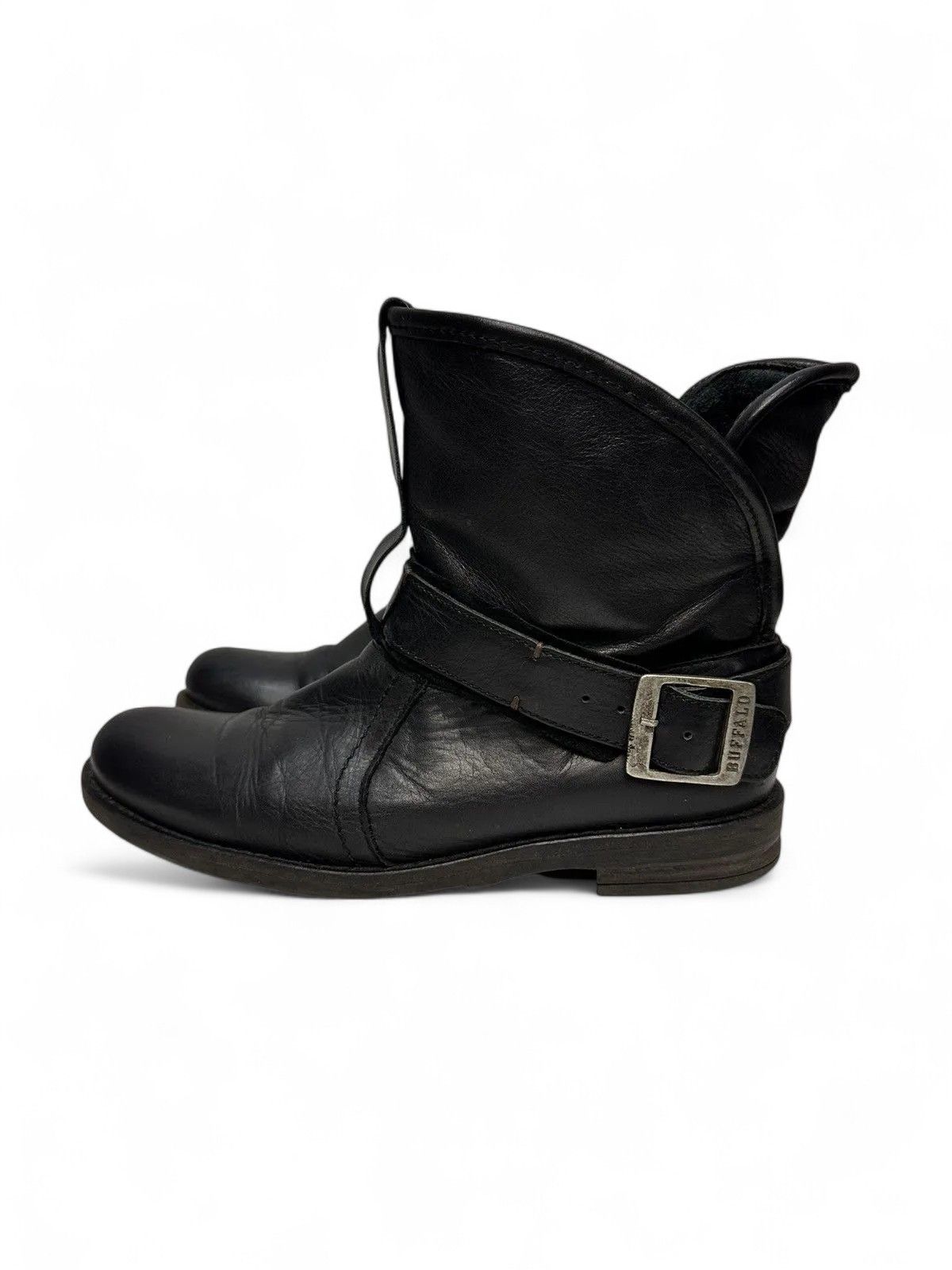 A.S.98 Buffalo Black Platform Boots Vintage Y2K Streetwear Style Size US 9 / IT 39 - 5 Thumbnail