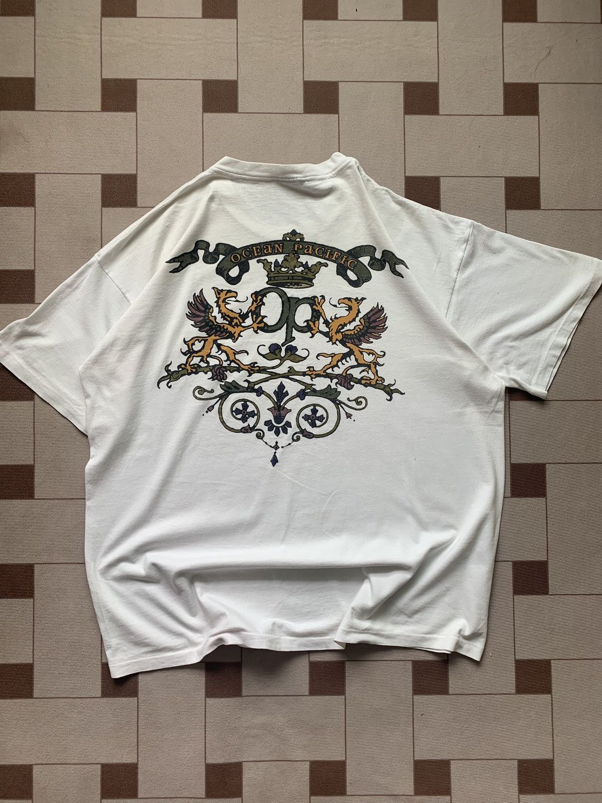 Ocean Pacific × Quiksilver VINTAGE 90S OCEAN PACIFIC TSHIRT Size US XL / EU 56 / 4 - 1 Thumbnail