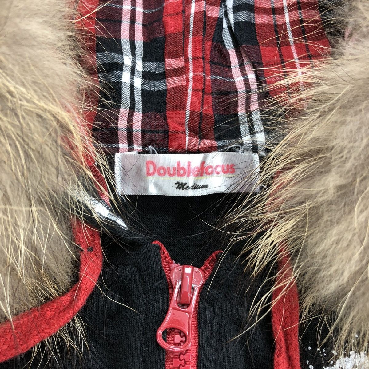 If Six Was Nine × Japanese Brand × Le Grande Bleu (L.G.B.) 2000s Doublefocus Fur Poem Cross Goa Punk Style Zip Hoodie Size US M / EU 48-50 / 2 - 10 Thumbnail