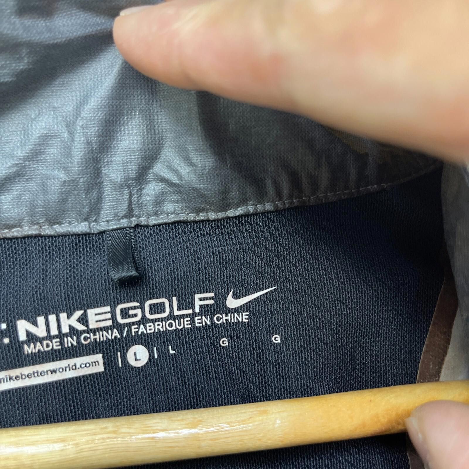 Nike Vintage Nike Golf Windbreaker Jacket Large Gray Size US L / EU 52-54 / 3 - 6 Thumbnail