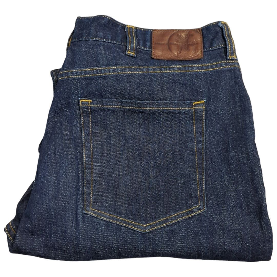 Hart Schaffner Marx HART SCHAFFNER MARX Dark Straight Leg Jeans Men's 38 x 32 Size US 38 / EU 54 - 4 Thumbnail